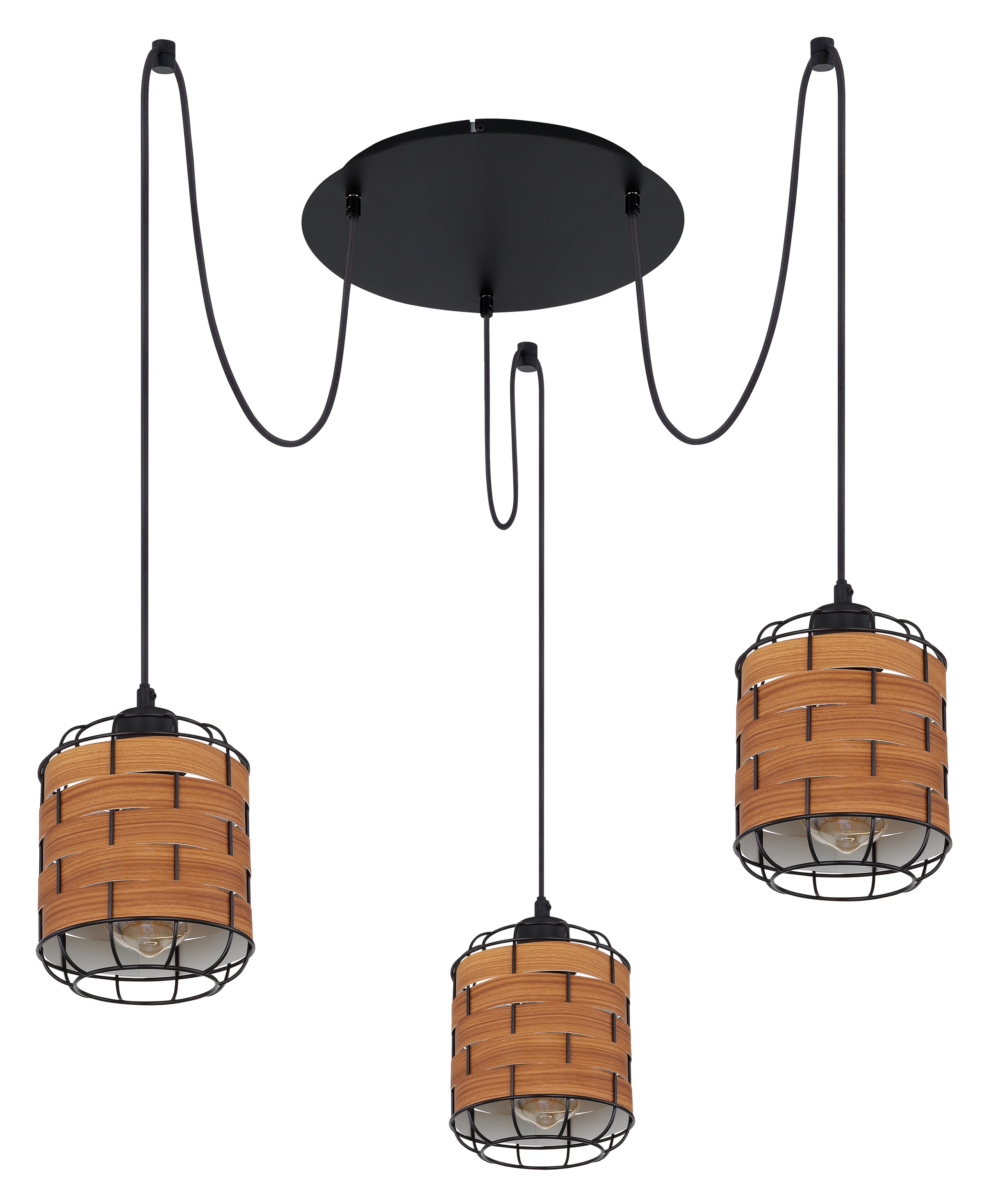 GLOBO LIGHTING Hängeleuchte »ELMAR« E27 1 Stk. Hängelampe Metall schwarz ho günstig online kaufen