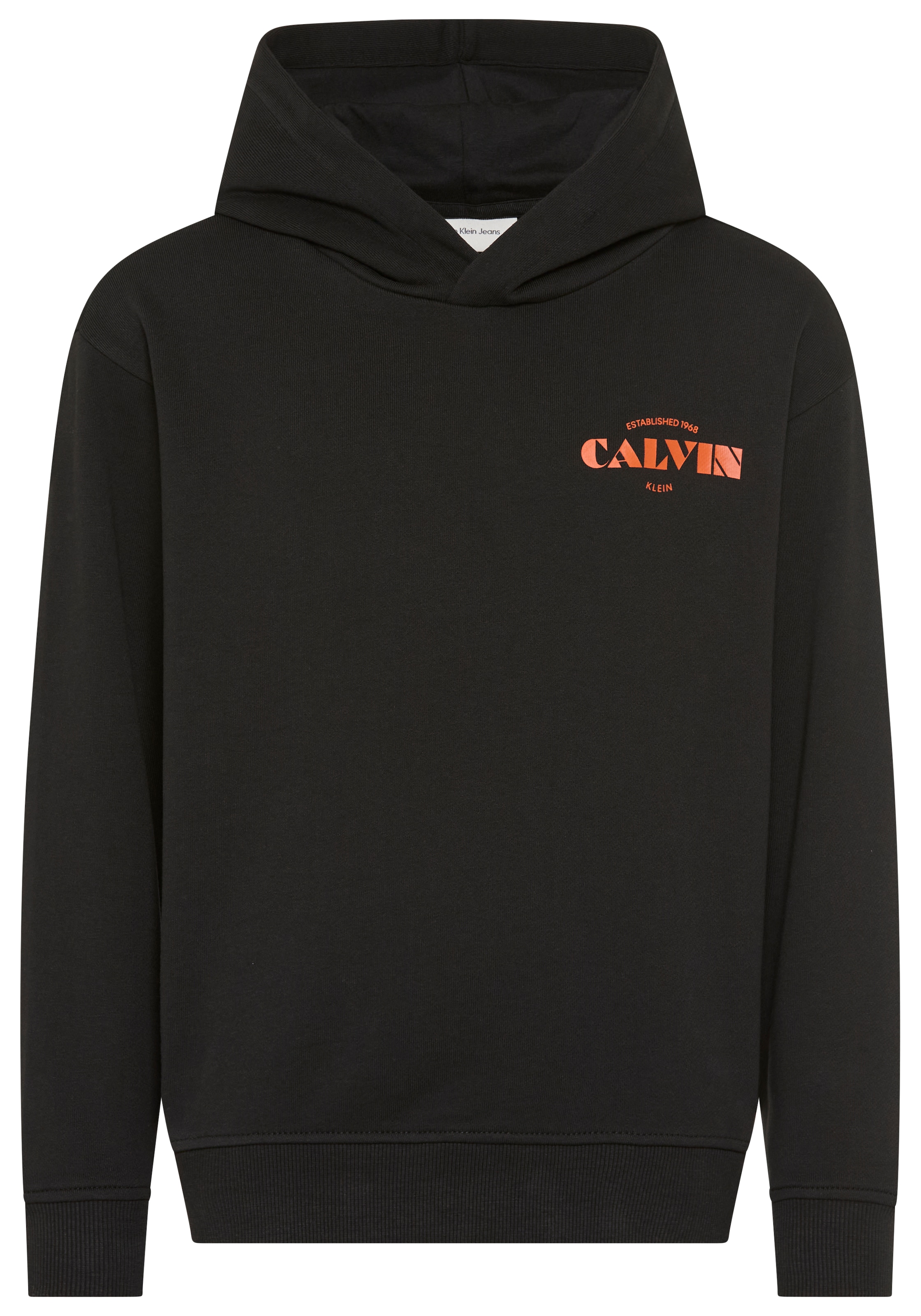 Calvin Klein Jeans Kapuzensweatshirt »CALVIN SMALL CHEST PRINT HOODIE«, Regular fit mit Kapuze
