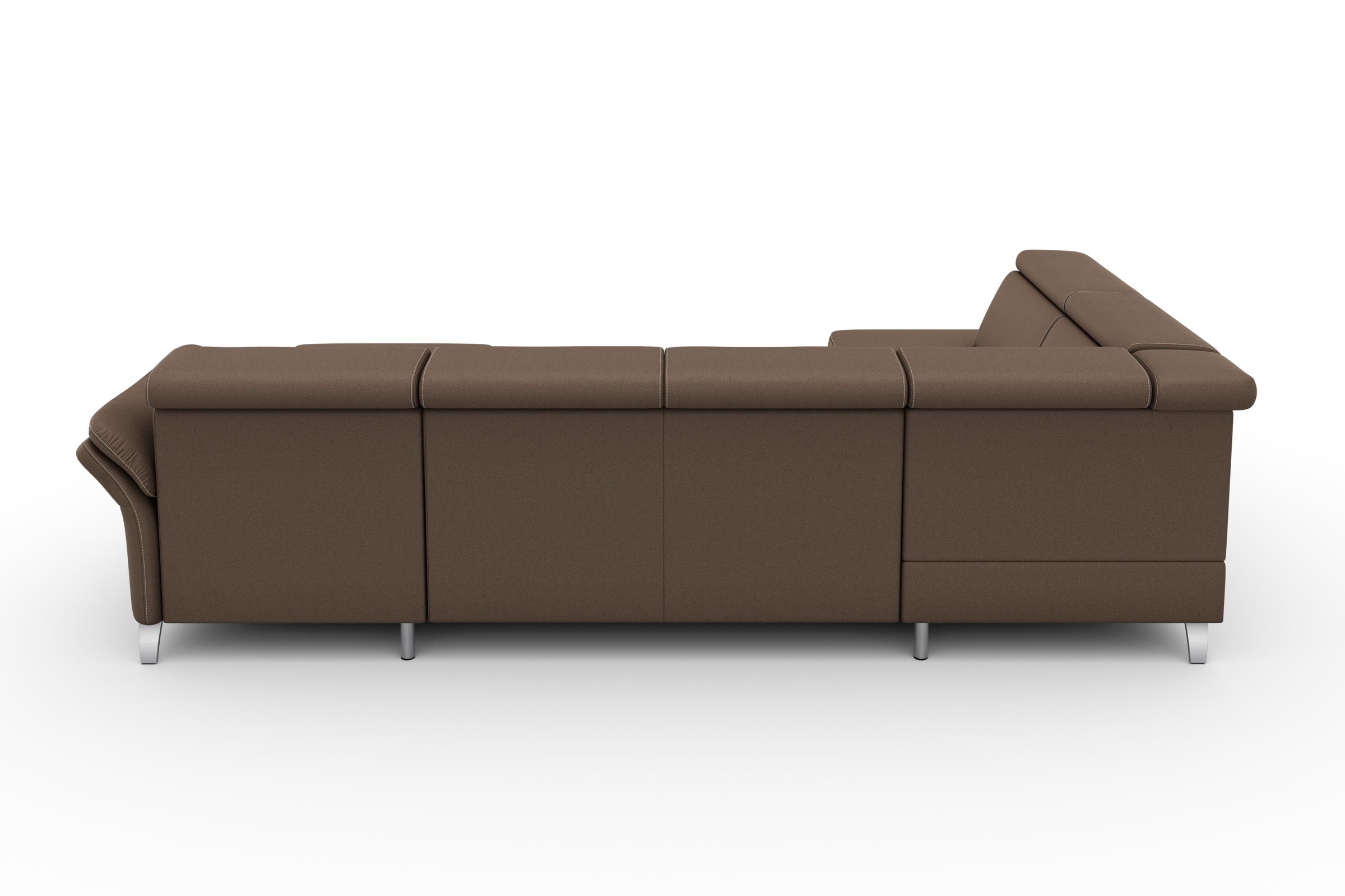 sit&more Wohnlandschaft »Vincenzo U-Form«, inklusive Kopfteilverstellung, wahlweise mit Bettfunktion, Bettkasten