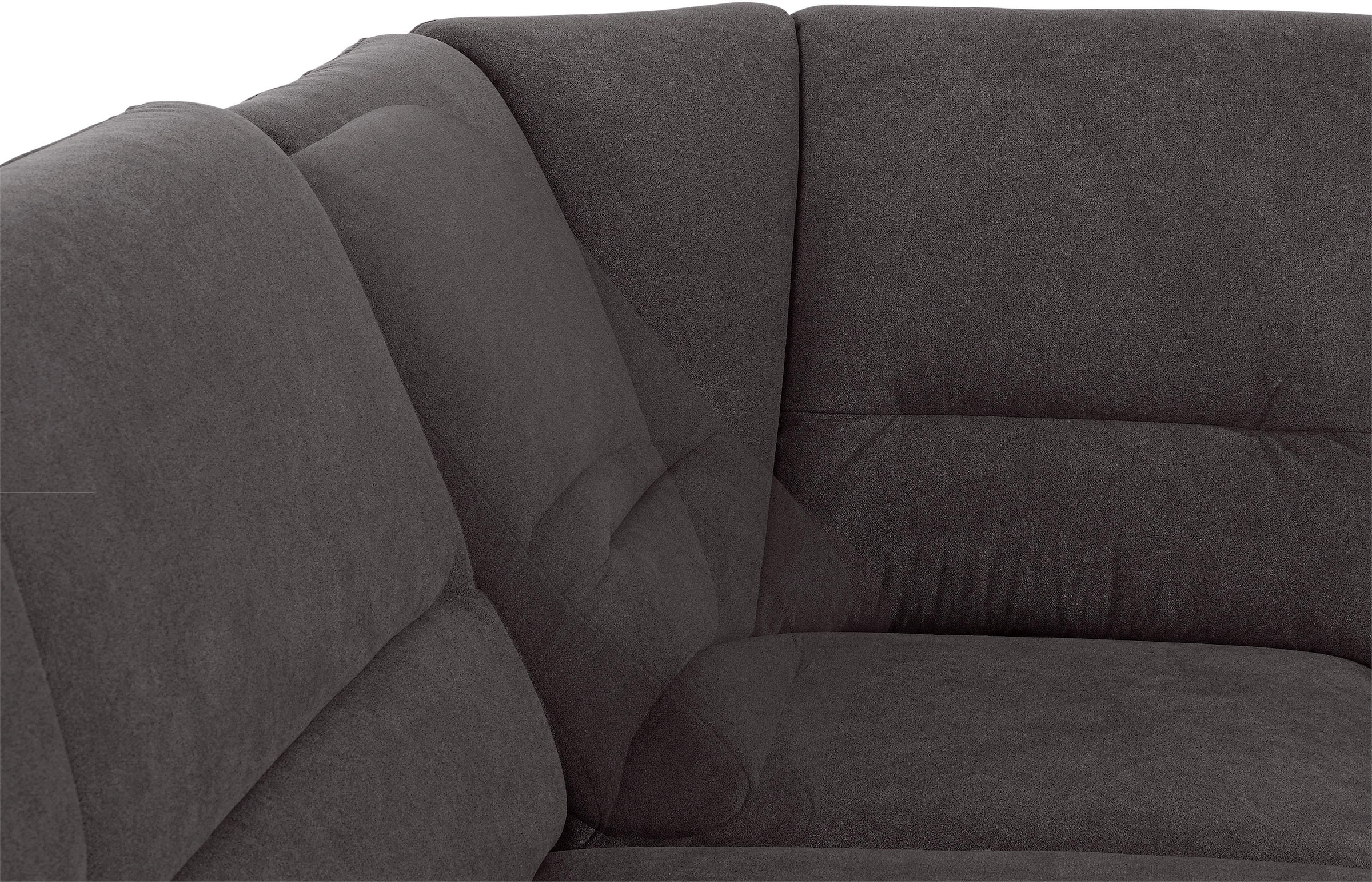 Places of Style Ecksofa »Cardoso L-Form«, Federkern, wahlweise mit Bett, Schubkasten, teilweise Relaxfunktion
