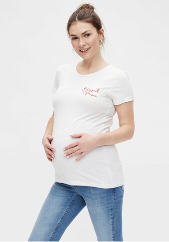 Mamalicious Umstandsshirt »MLCAMOMILE«, mit Mom-Schriftzug kaufen