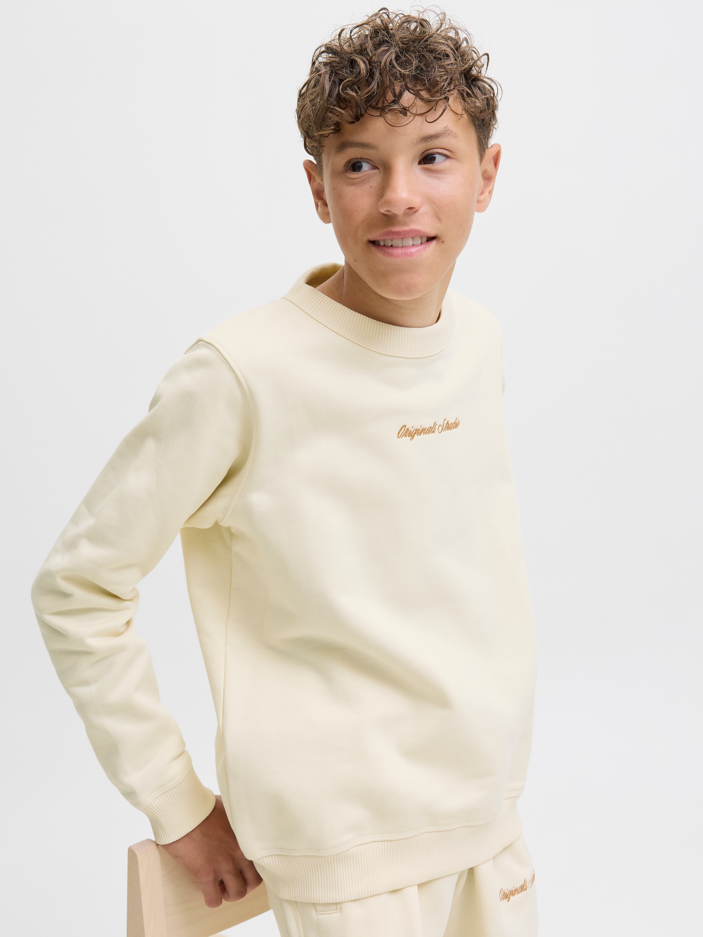 Jack & Jones Junior Sweatshirt »JORNORREBRO EMB SWEAT CREW NOOS JNR«
