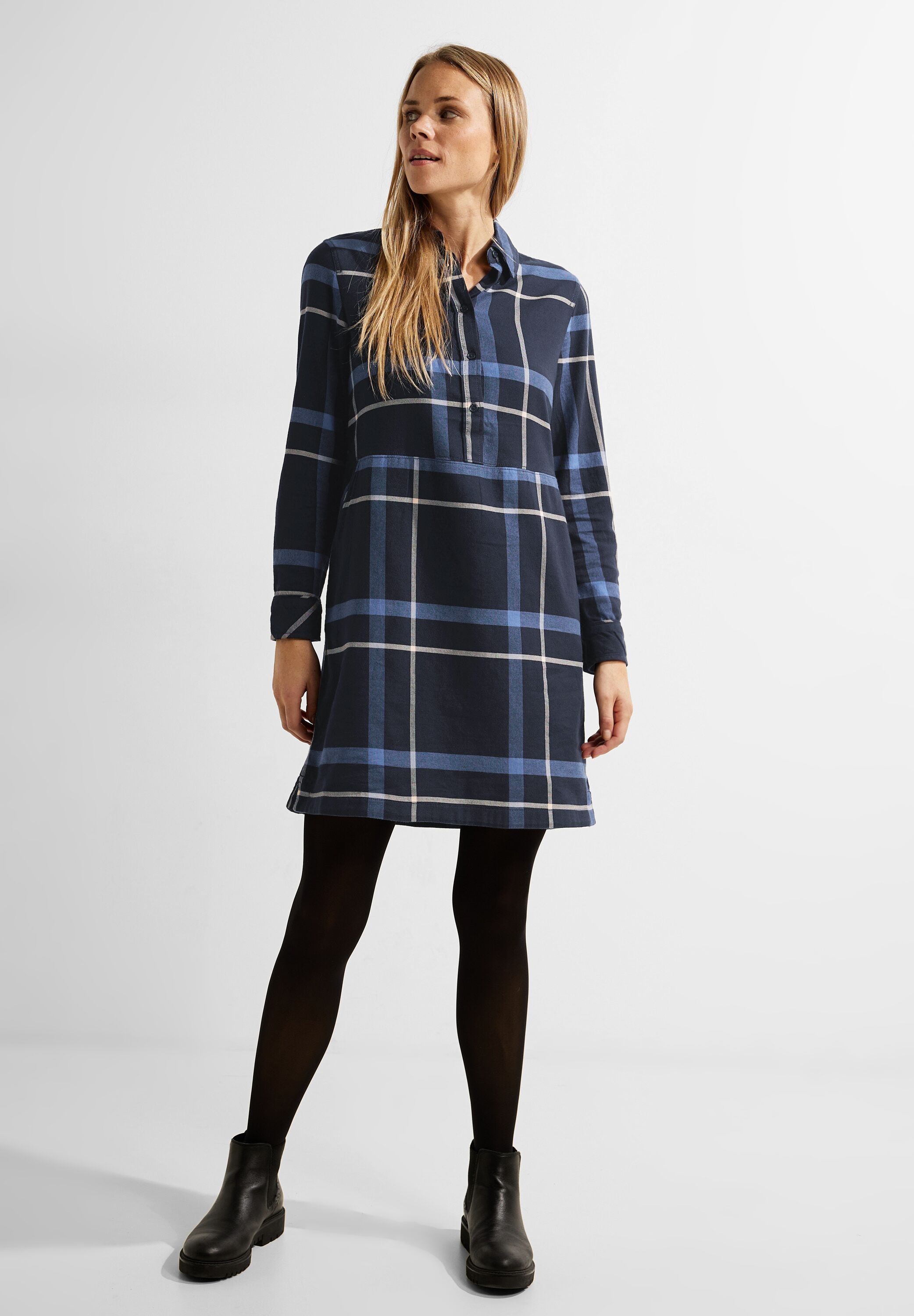 Cecil Blusenkleid »Flannel kaufen Dress« online Check