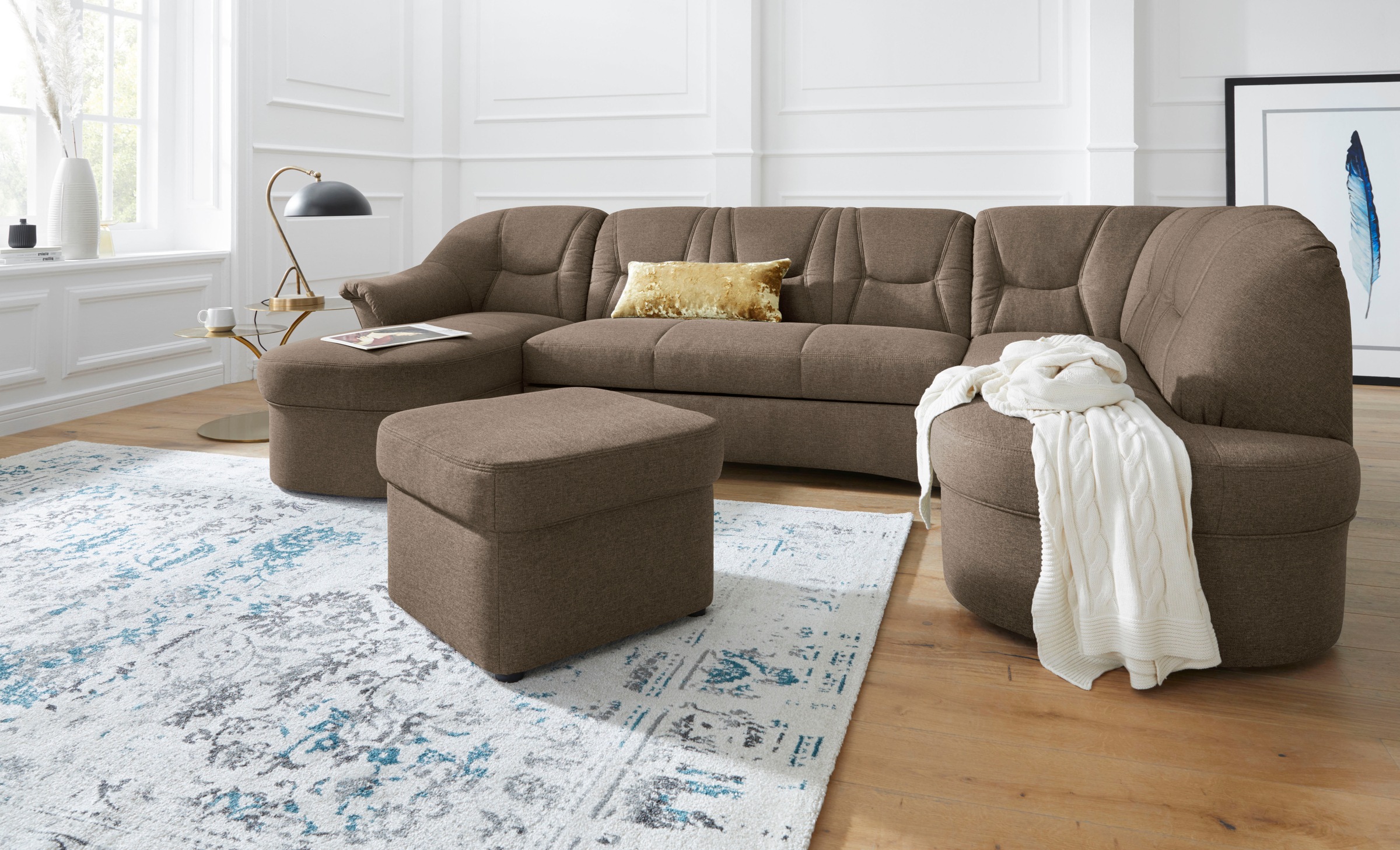 DOMO collection Wohnlandschaft »Sarafina, zeitlos und komfortabel, optional günstig online kaufen