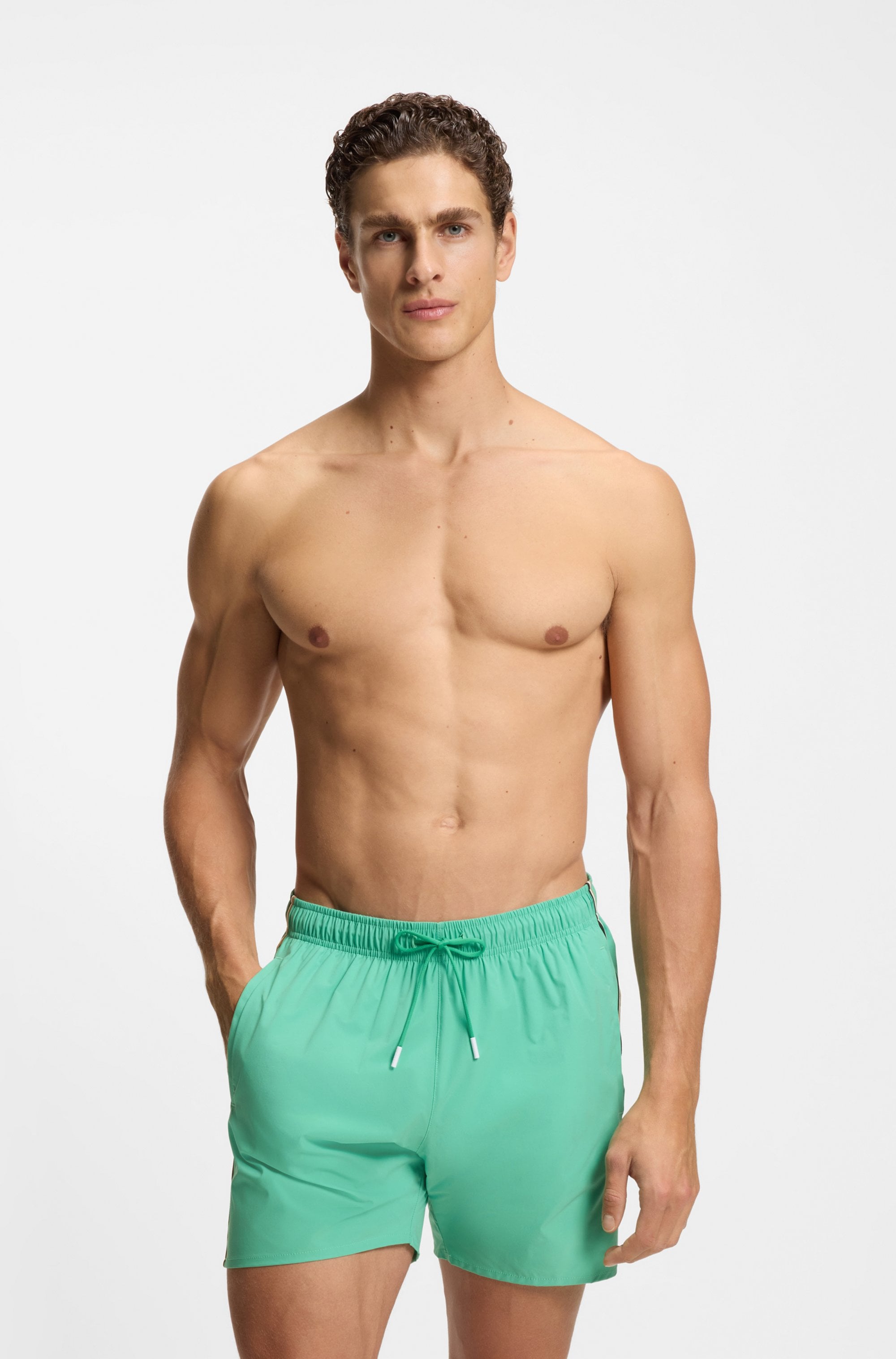 Boss Badeshorts »Iconic« Mit Gesäßtasche