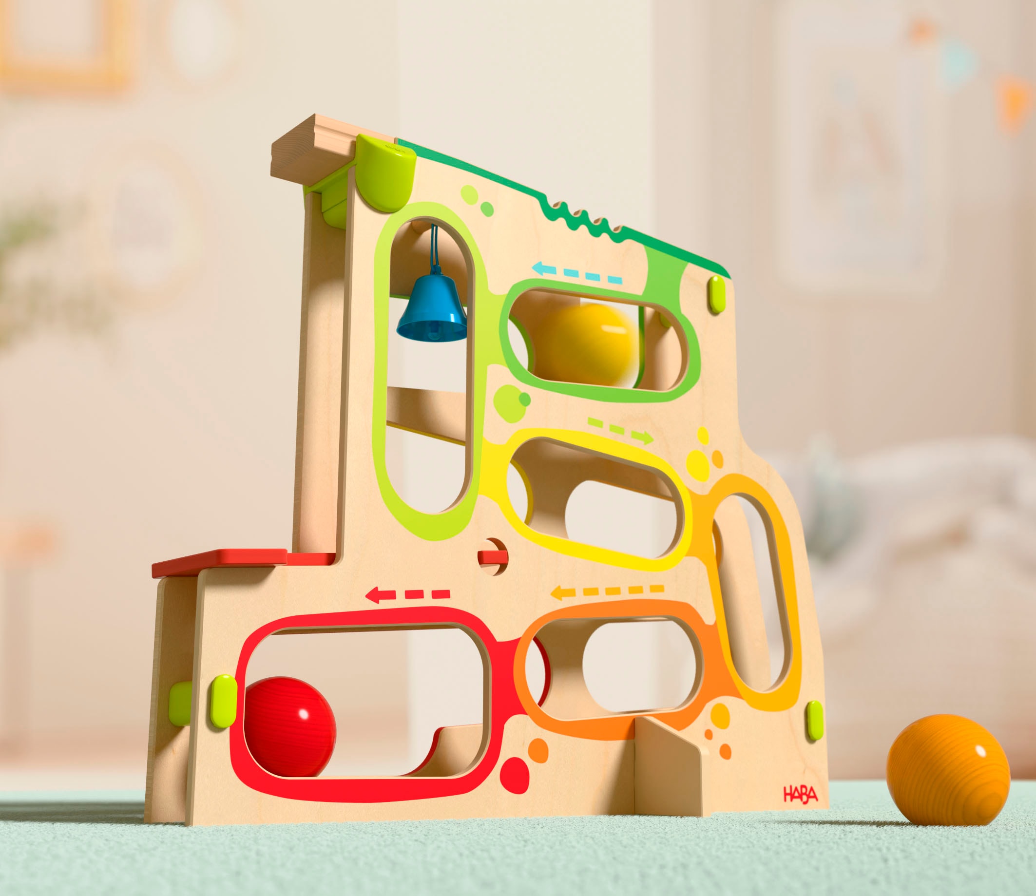 Haba Kugelbahn »Stand-Kugelbahn Kullerrum« mit Soundeffekt