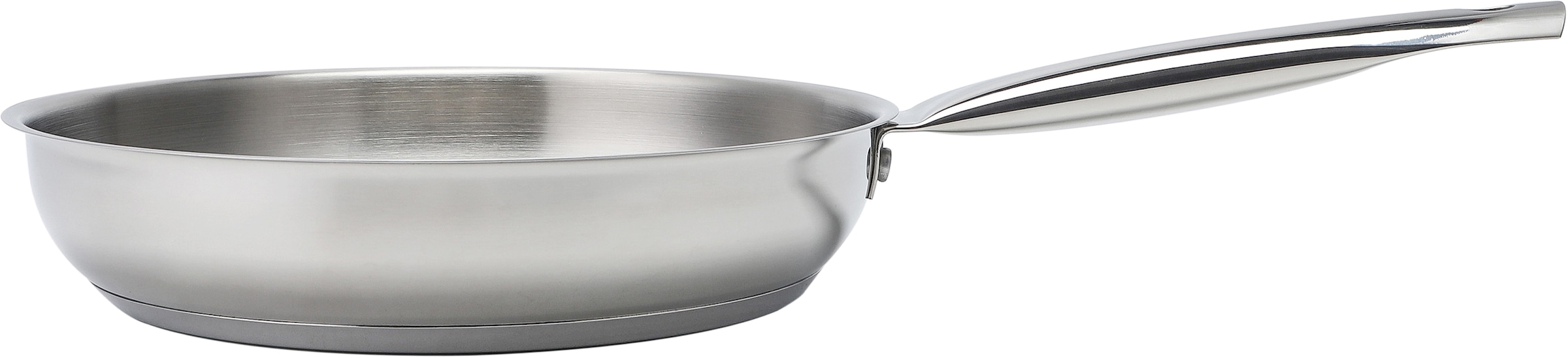 ECHTWERK Topf-Set »Silber-Edition«, Edelstahl 18/8, (Set, 8 tlg., je 1 Kochtopf 16/20/24 cm, Kasserolle 16 cm, Bratpfanne 24 cm), für alle Herdarten geeignet, Induktion