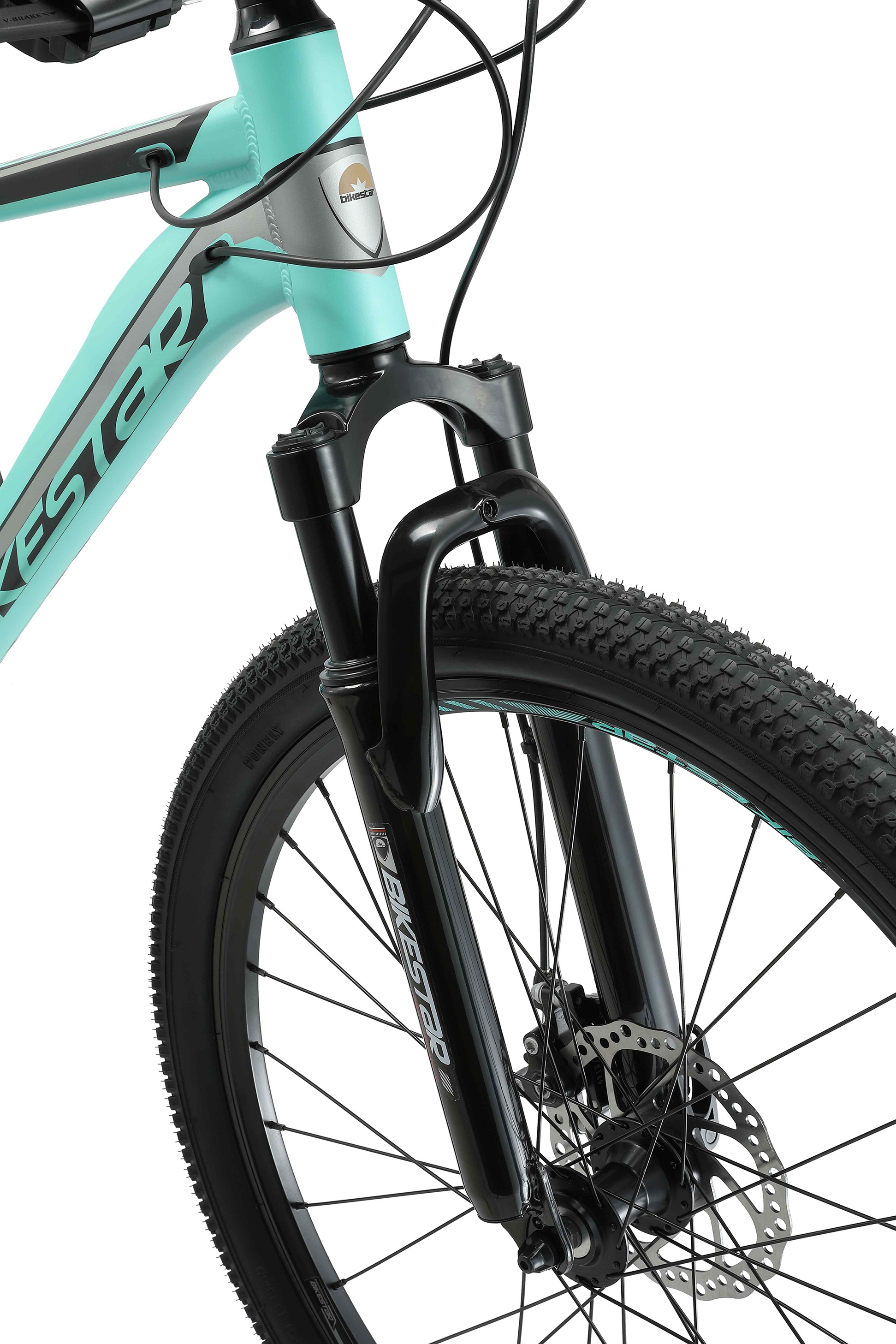 Bikestar Mountainbike 21 Gang Shimano RD-TY300 Schaltwerk Kettenschaltung für Damen und Herren, Kettenschaltung