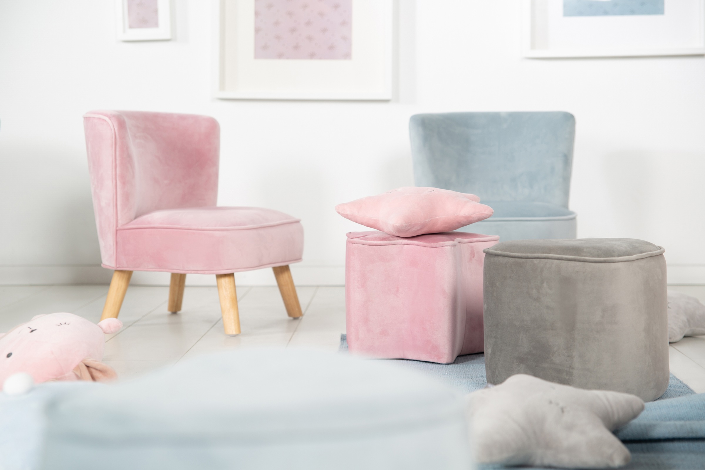 roba® Kindersessel »Lil Sofa«, mit Holzfüßen