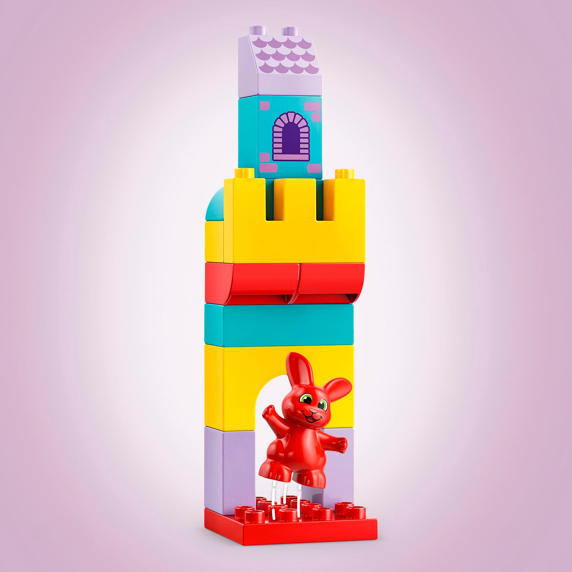 LEGO® Konstruktionsspielsteine »Hopsys Burgspiel (10450), LEGO DUPLO Town«, (47 St.), Made in Europe