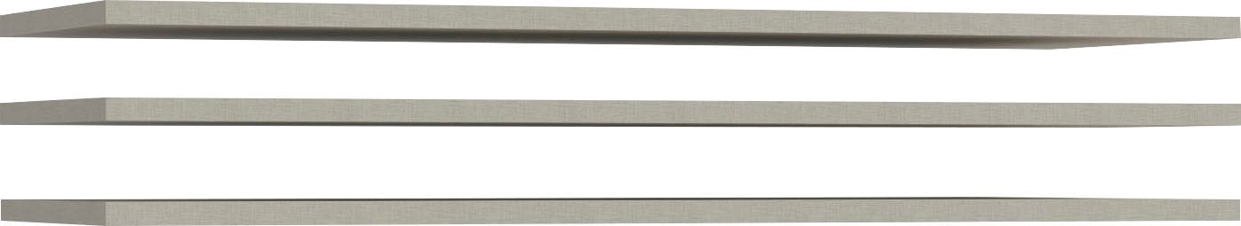 FORTE Einlegeboden 3 tlg. Set, Breite 117 cm