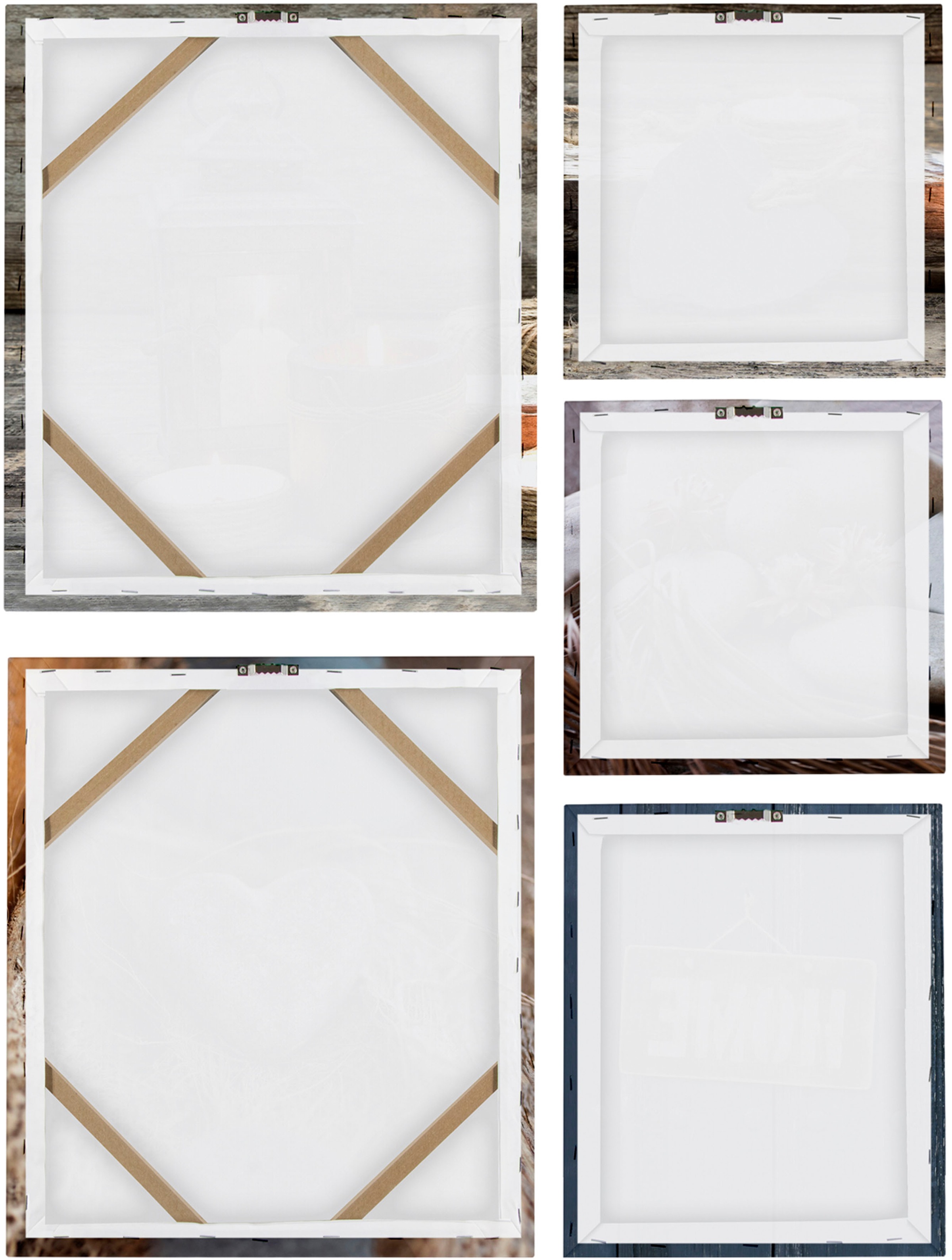 Art for the home Leinwandbild »Home« Natur | Zen 5 Stk. tlg. Zuhause SET 5-teilig   80x60 cm