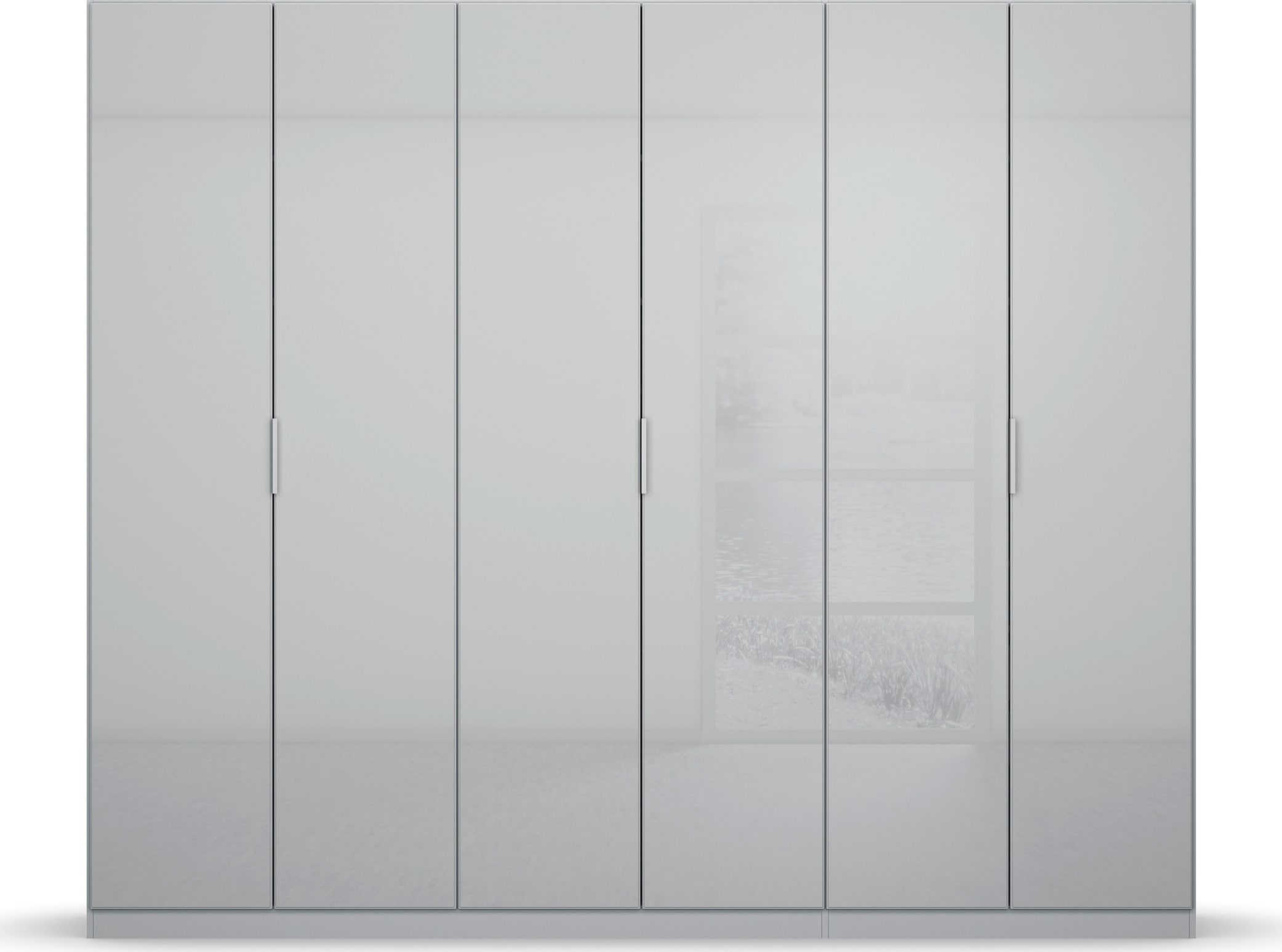 rauch Drehtürenschrank »Koluna«, Glasfront, inkl. 2 Innenschubladen sowie extra Böden