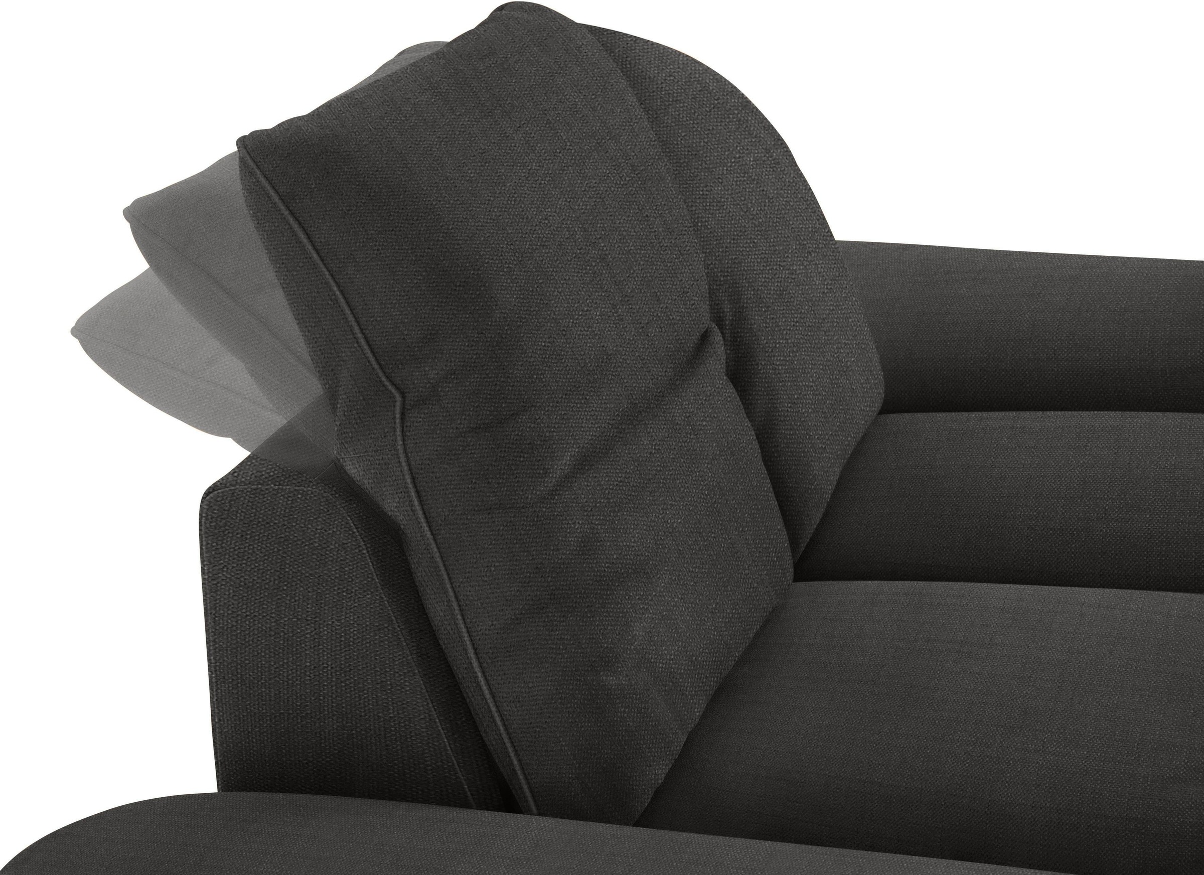 W.SCHILLIG 2,5-Sitzer »enjoy&MORE«, mit Sitztiefenverstellung, Füße silber matt, Breite 232 cm