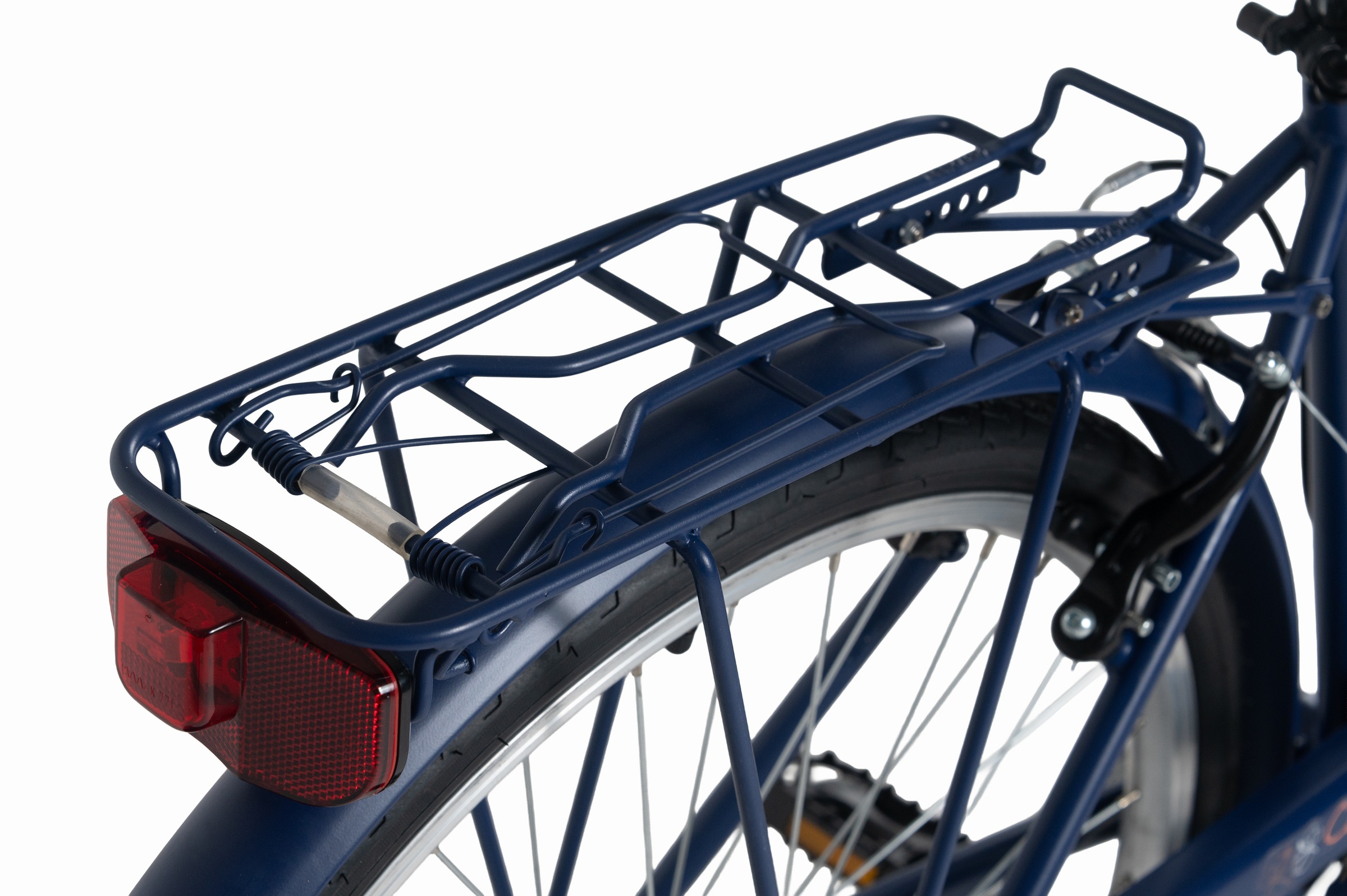 Dacapo Cityrad »DaCapo Citybike 26'' Cantaloupe Blau mit Korb RH 48 cm« 6 Gang Shimano Tourney Schaltwerk Kettenschaltung