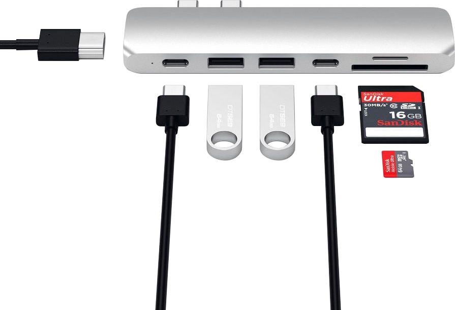 Satechi Adapter »Type-C Pro Hub 4K HDMI«