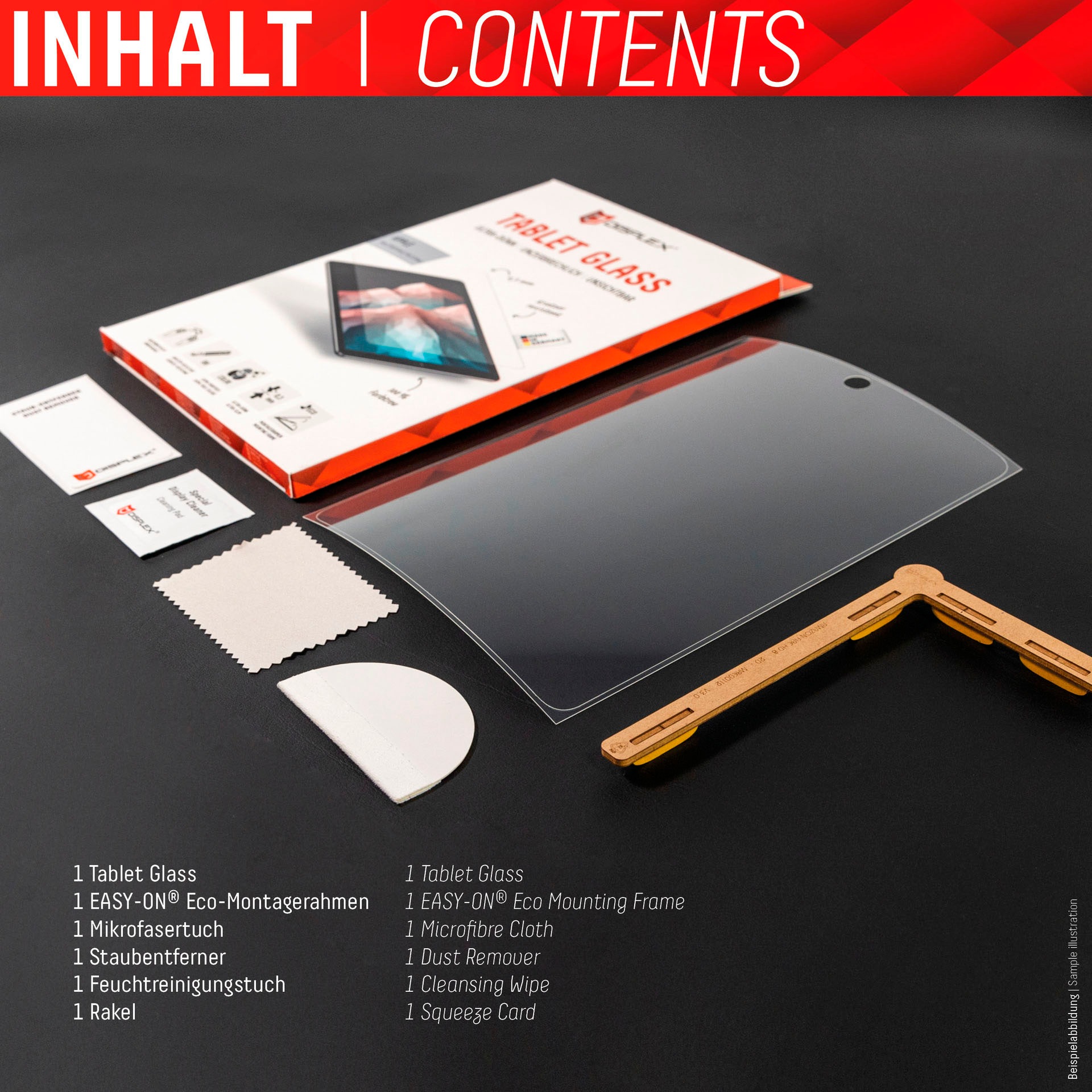 Displex Displayschutzfolie »Tablet Glass Samsung Galaxy Tab S6 Lite«, für Samsung Galaxy Tab S6 Lite