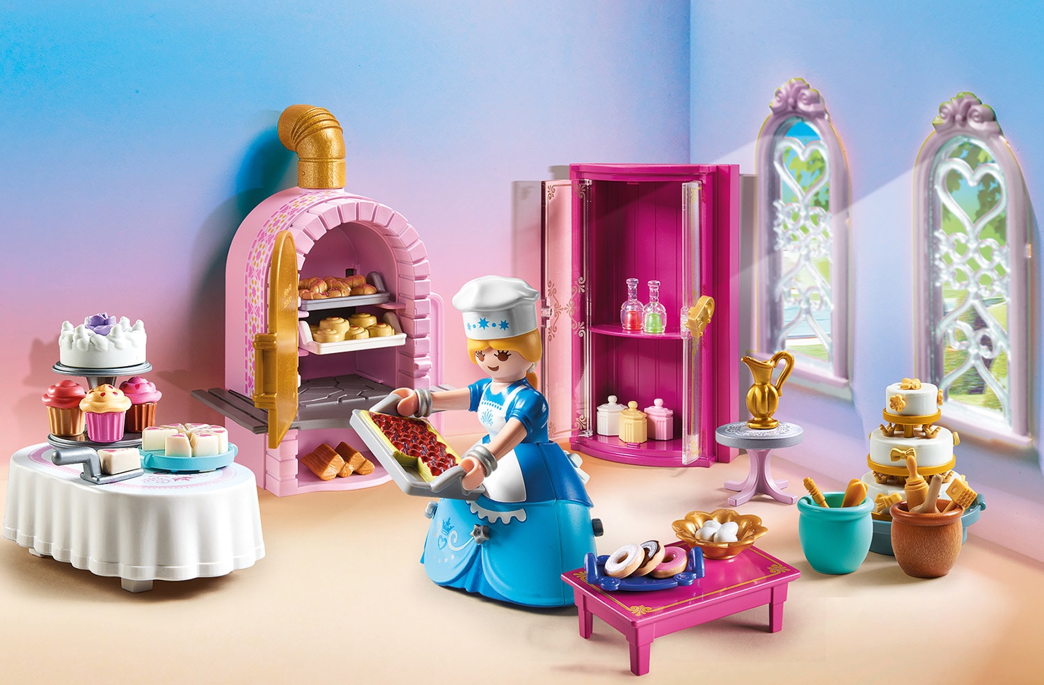 Playmobil® Konstruktions-Spielset »Schlosskonditorei (70451), Princess«, (133 St.), Made in Germany