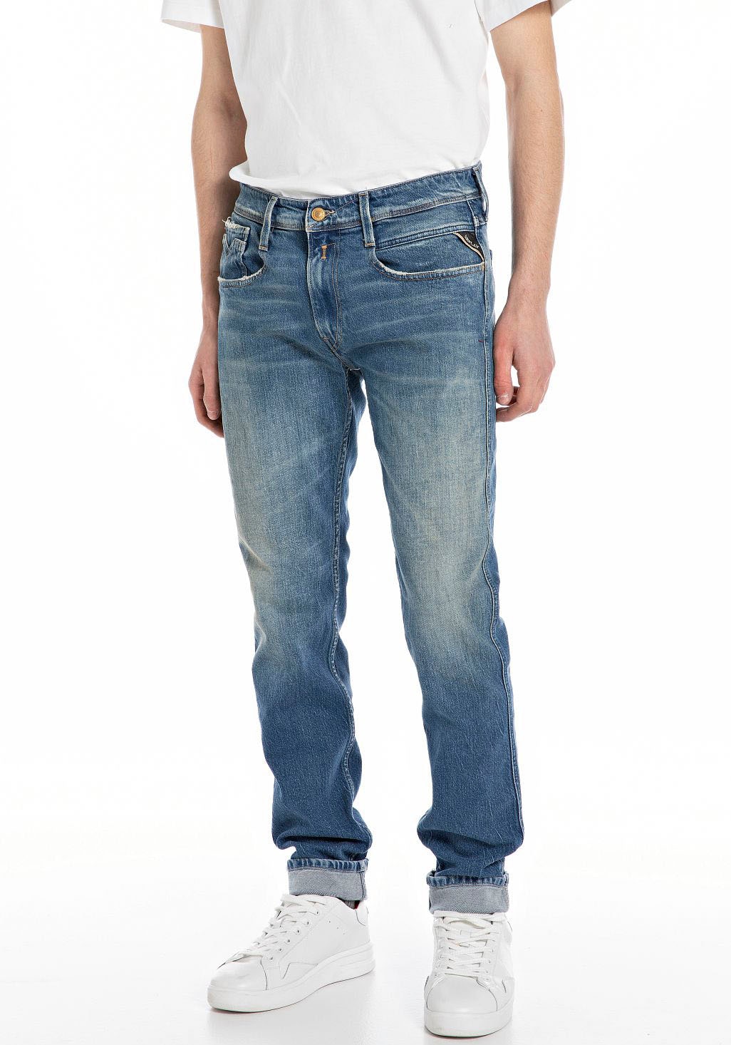 Replay Slim-fit-Jeans »ANBASS HYPERFLEX BIO«