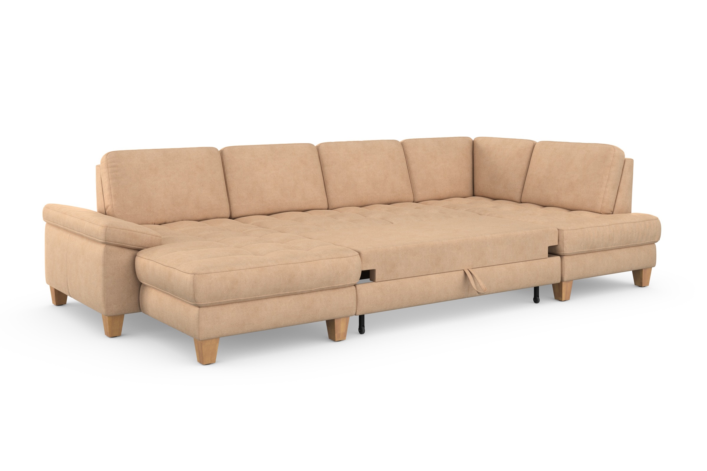 sit&more Wohnlandschaft »Westham U-Form«, wahlweise mit Bettfunktion, Bettkasten, Sitztiefenverstellung