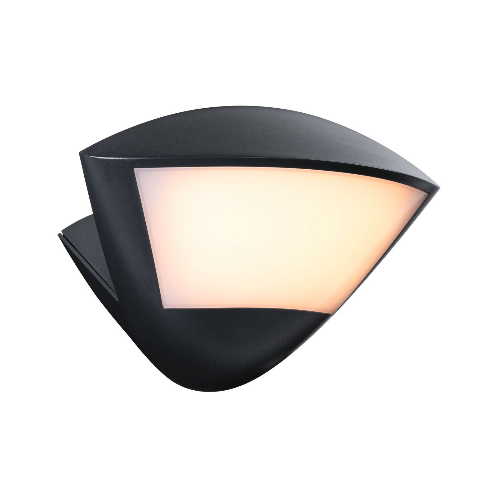 Paulmann LED Außen-Wandleuchte »Skyla IP44 226x164mm 10W 840lm 230V Anthrazit Aluminium«, 1 flammig, Smart Home Zigbee 3.0 Bewegungsmelder insektenfreundlich