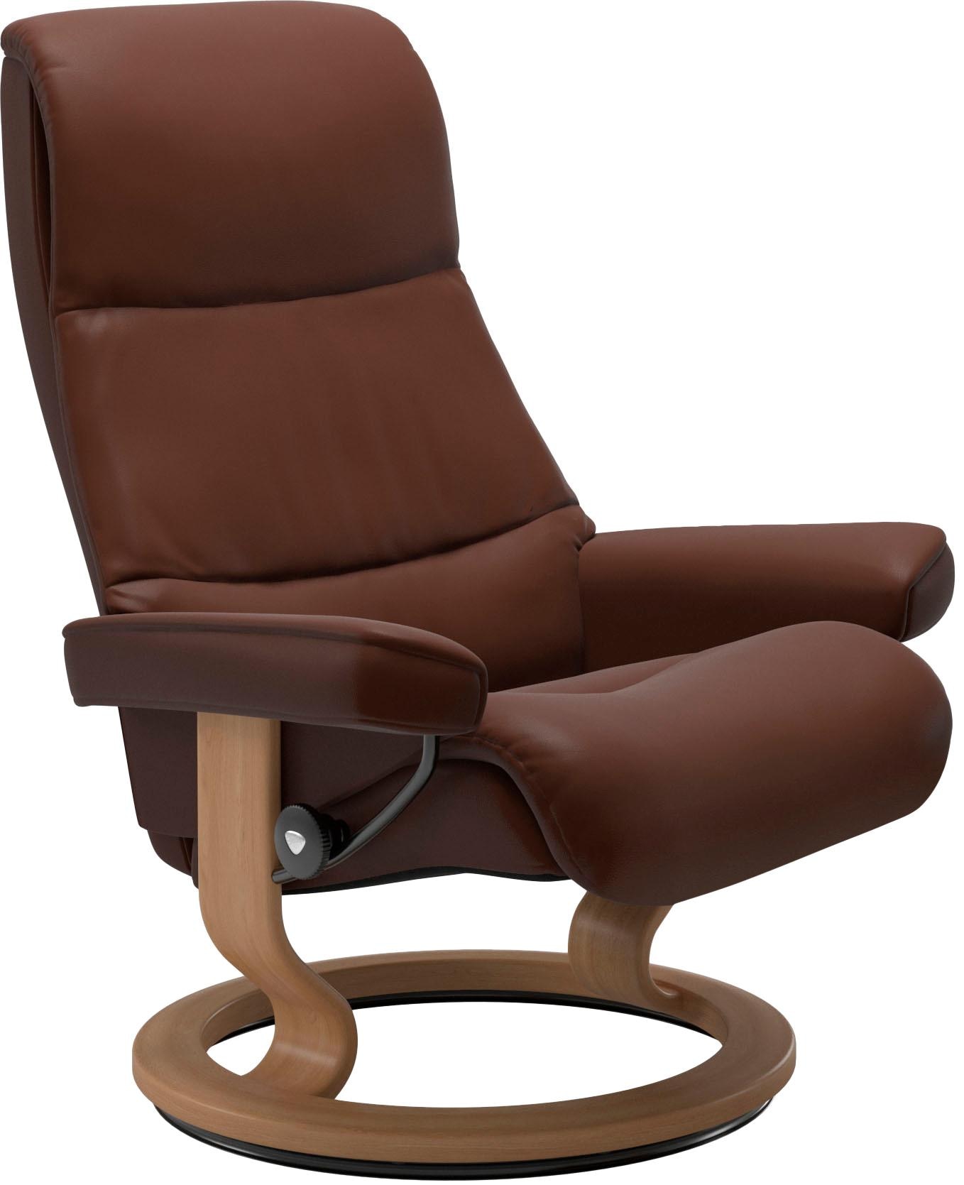 Stressless Relaxsessel "View" mit Classic Base, Größe M,Gestell Eiche günstig online kaufen