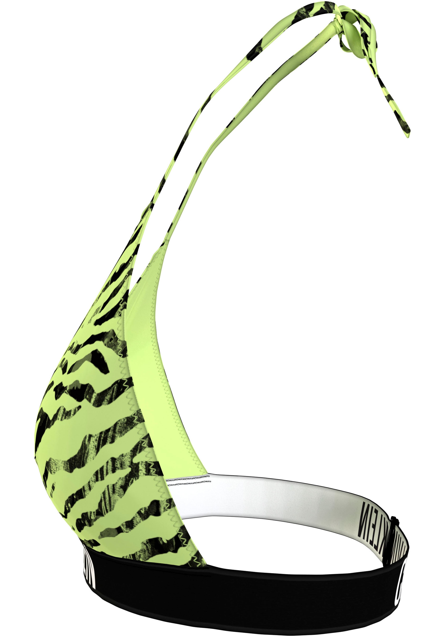 Calvin Klein Swimwear Bandeau-Bikini-Top »TRIANGLE-RP-PRINT«, mit Alloverprint