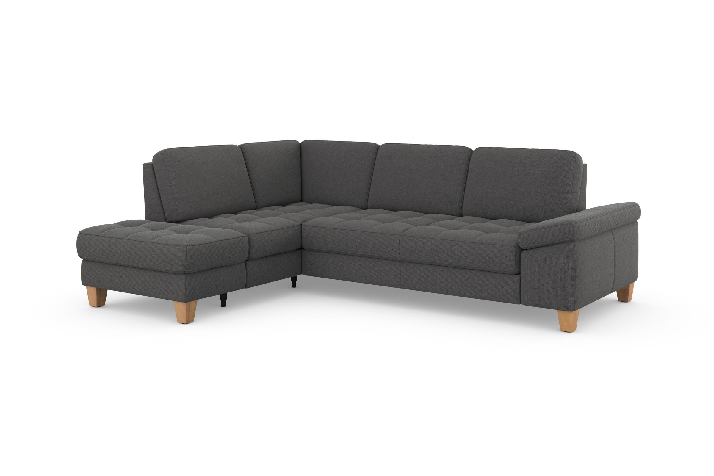 sit&more Ecksofa »Westham L-Form«, mit Ottomane, mit oder ohne Bettfunktion, Bettkasten, Verstellung