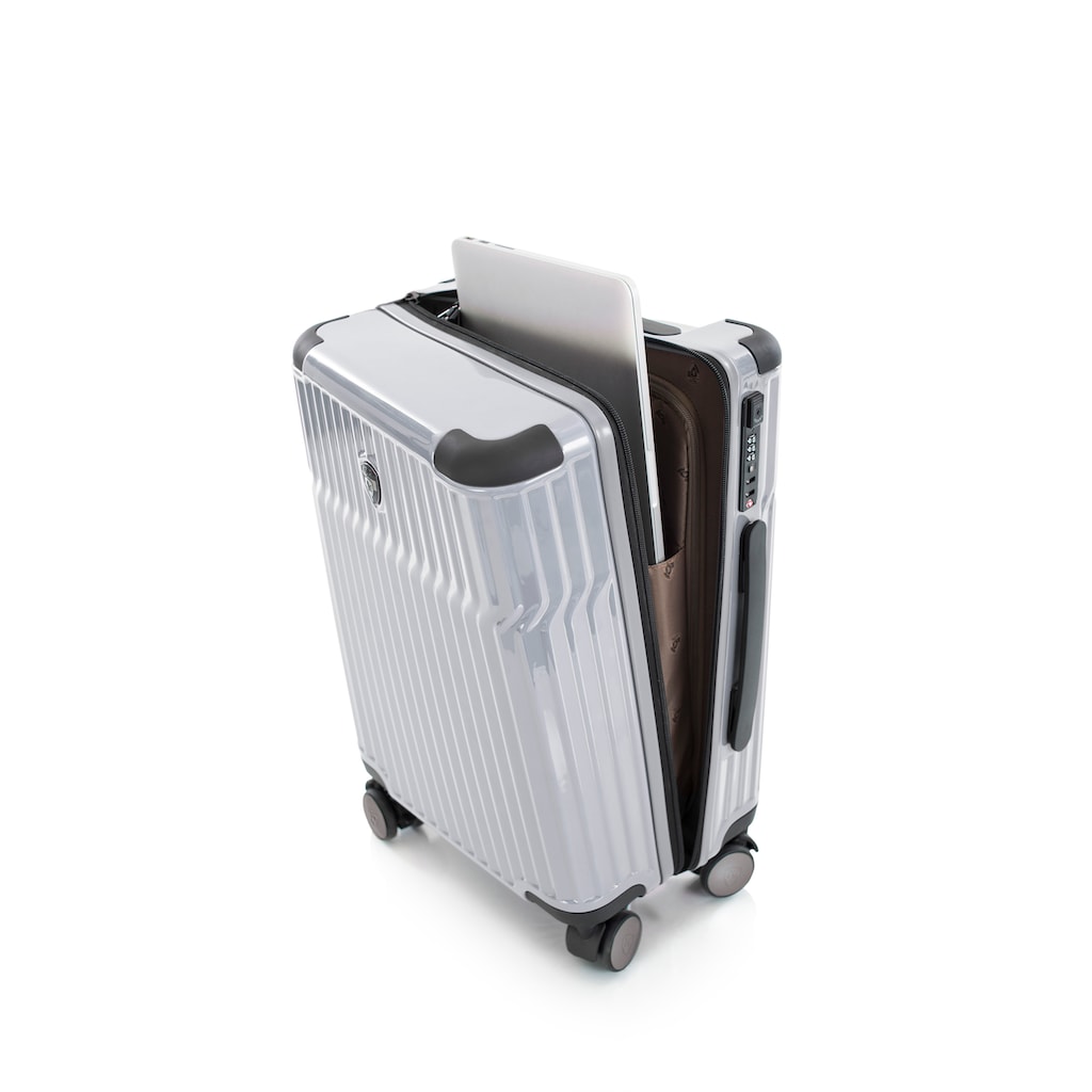 Heys Hartschalen-Trolley »Tekno, 53 cm«, 4 Rollen, mit USB-Anschluss