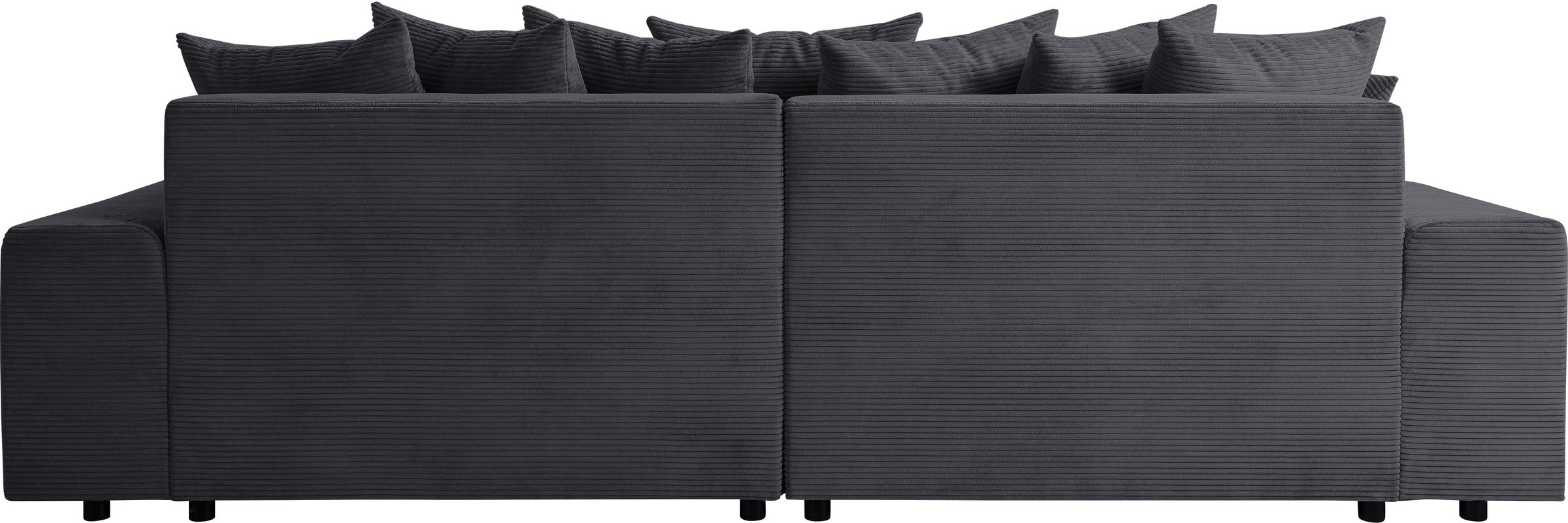 WERK2 Big-Sofa »Maxi B, Breite 290 cm«, Maximaler Kuschelkomfort: XXL-Sofa mit 78 cm Sitztiefe & 12 Kissen