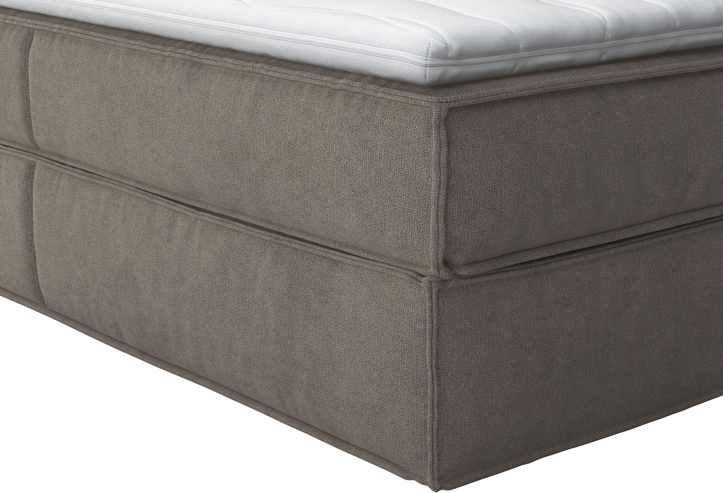 Home affaire Boxspringbett »Sacy«, Boxbett inkl. Topper, 2 Matratzen, Härtegrade H2, H3 und H4 wählbar
