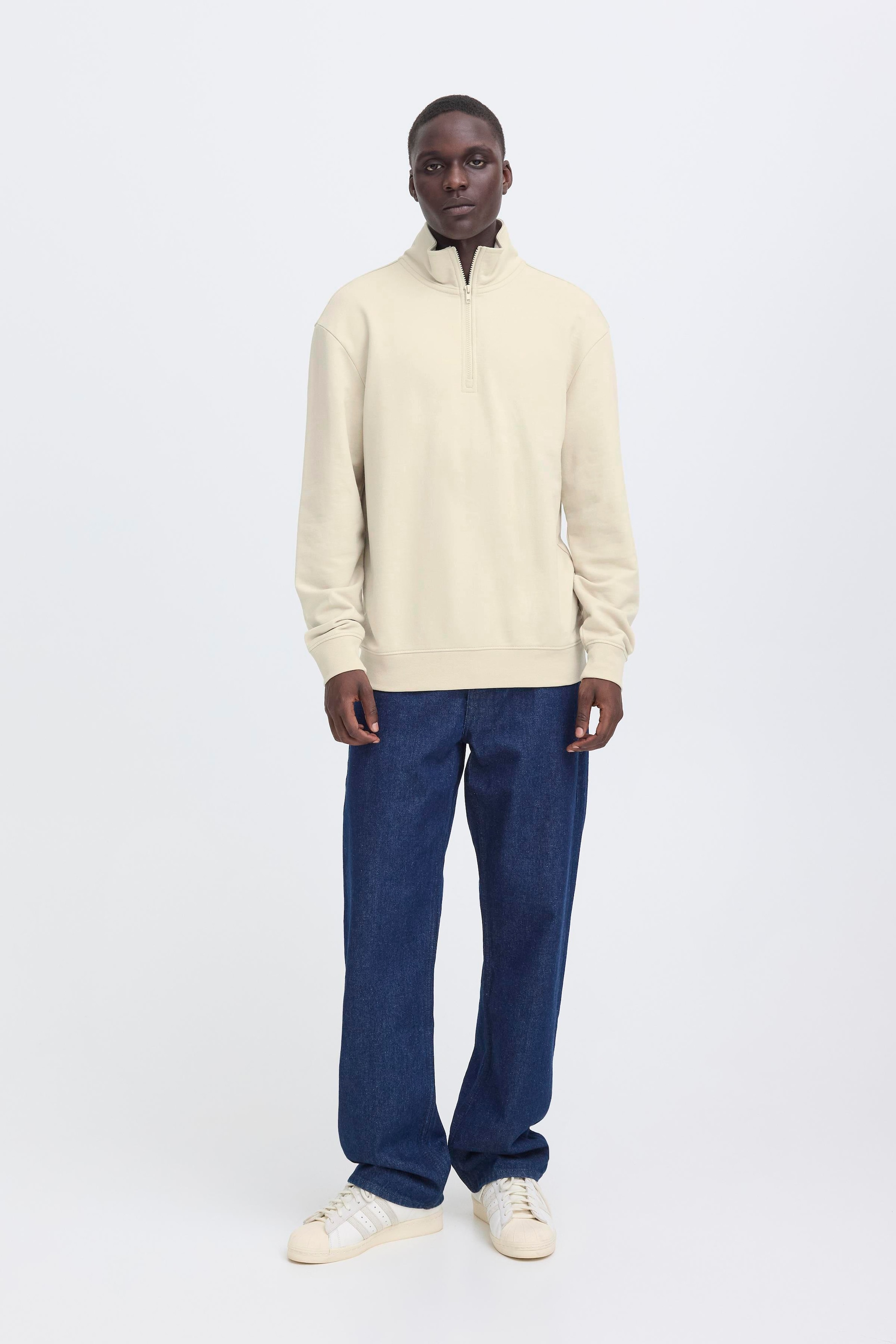 Blend Sweatshirt »BHBRODY HALF SWEATSHIRT«, aus Baumwolle und Polyester, Regular Fit, mit Stehkragen
