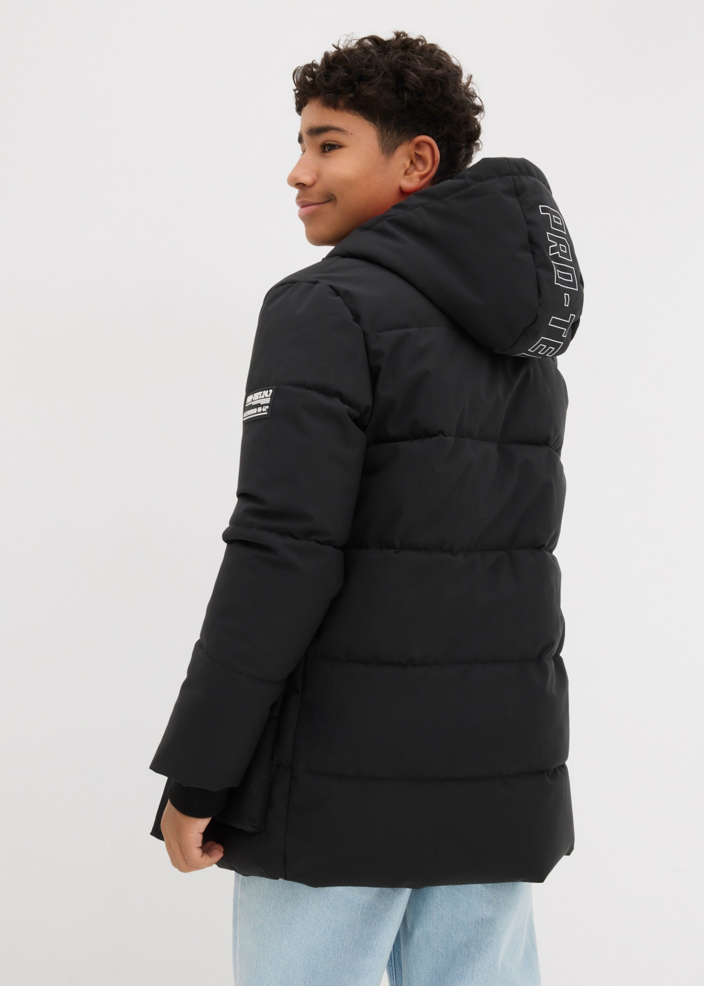 bonprix Steppjacke für Jungen, mit sportiven Details, im Casual-Stil