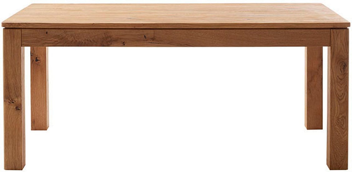 MCA furniture Esstisch »ETNA 4-Fuß Tisch«, (Einzelstück), Massivholz,durchgehende Lamelle,Stollenfuß 10x10cm,Tischplatte 2,5cm