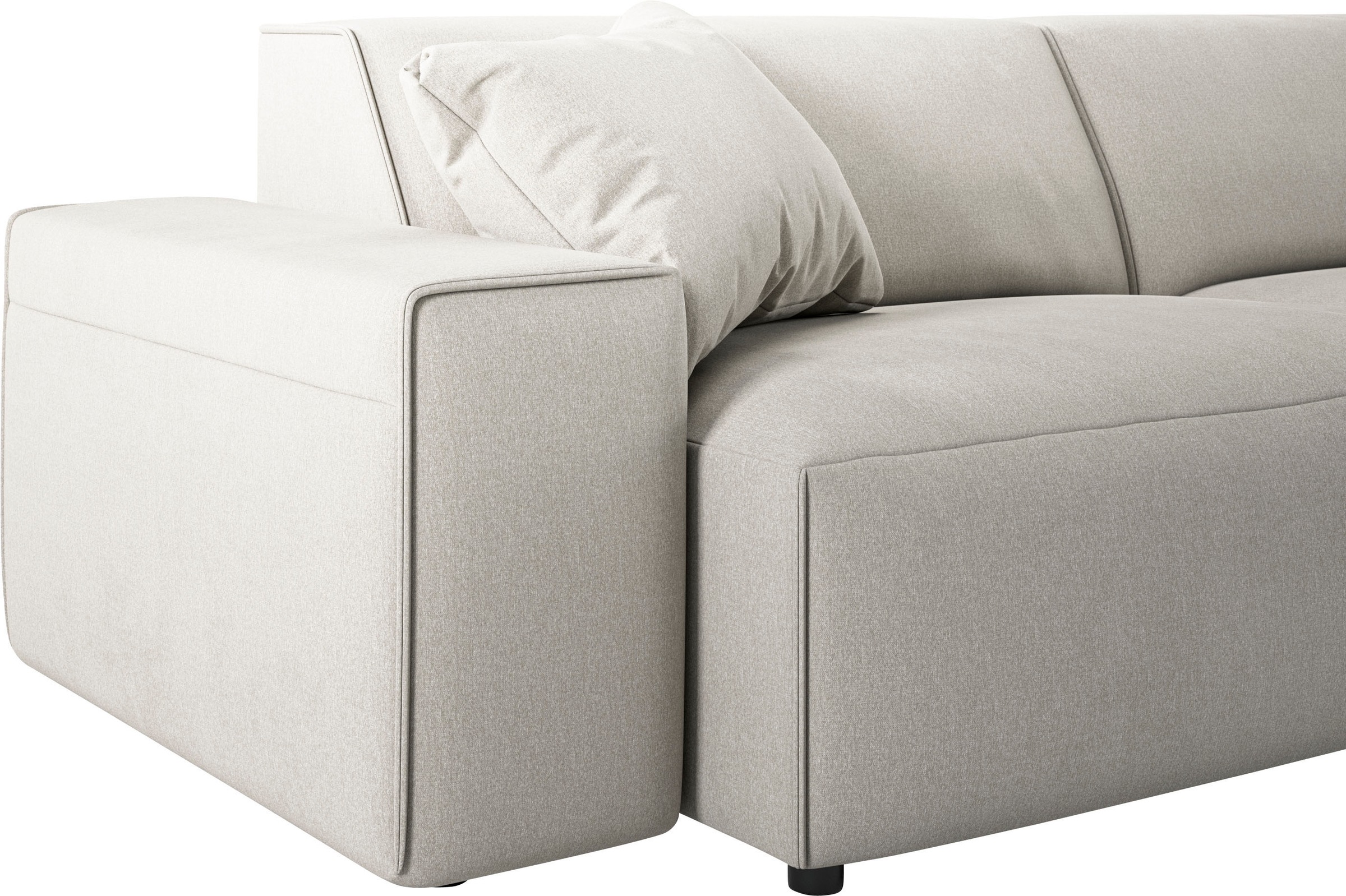andas Big-Sofa »Glimminge  auch in Breitcord, Feincord + Easy care-Bezug,«, besondere Kedernähte Zierkissen