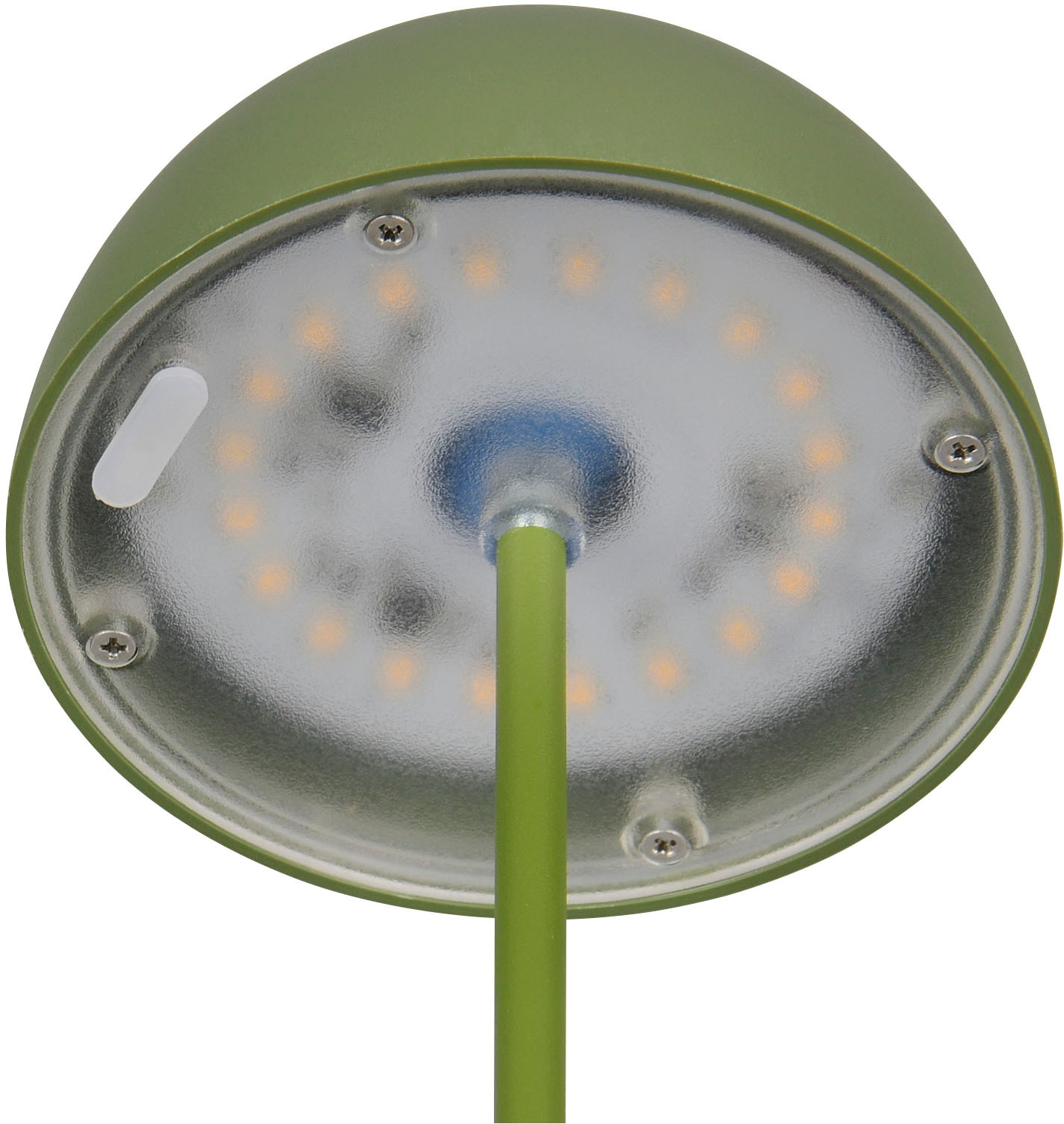 REALITY Leuchten LED Tischleuchte »ORTIZ, Outdoor Akku Tischleuchte in Pilzform, IP44, Touchdimmer USB-C«, 1 flammig, Leuchtmittel LED-Board | LED fest integriert, Memoryfunktion für Dimmstufe, Garten Tischlampe Akku 3h Laufzeit