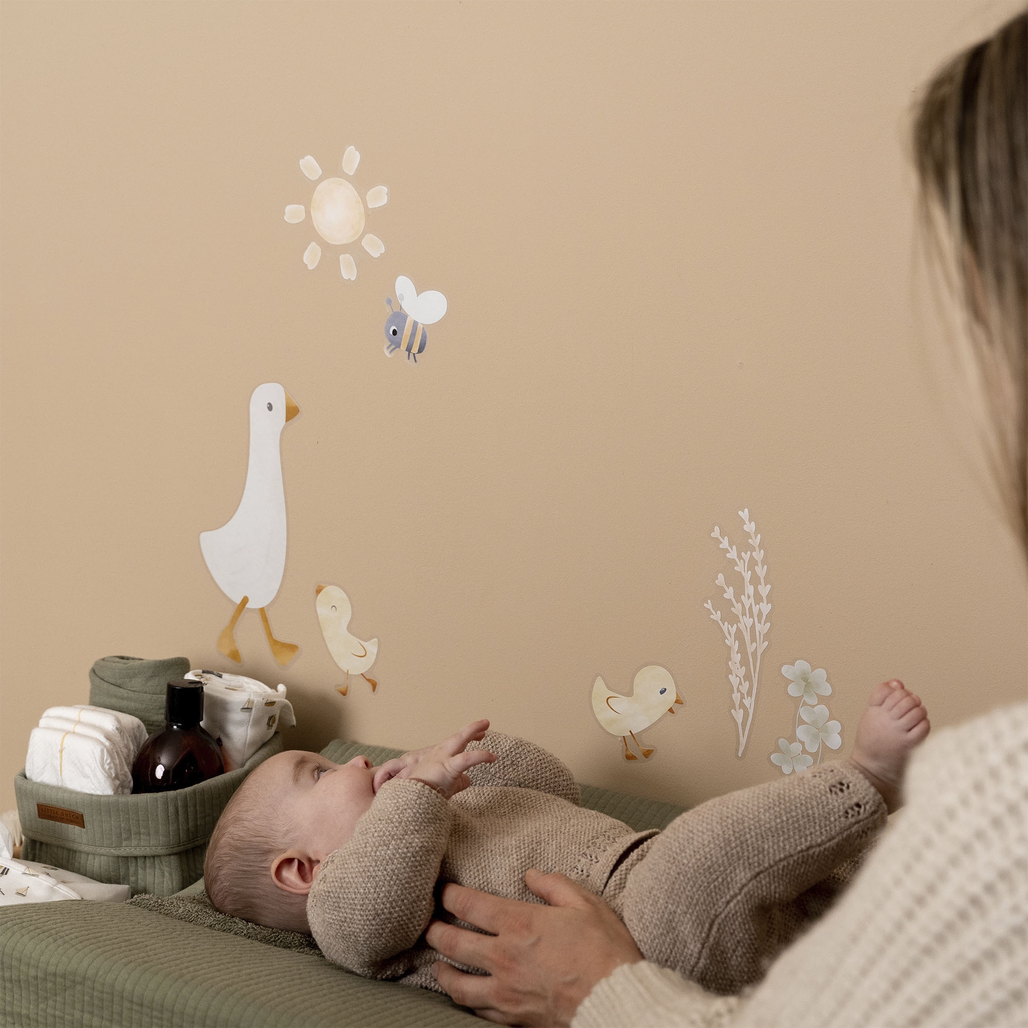 LITTLE DUTCH Wandtattoo »Little Dutch Selbstklebende Wandtattoo Set Little Goose«, (Set, 2 St.)