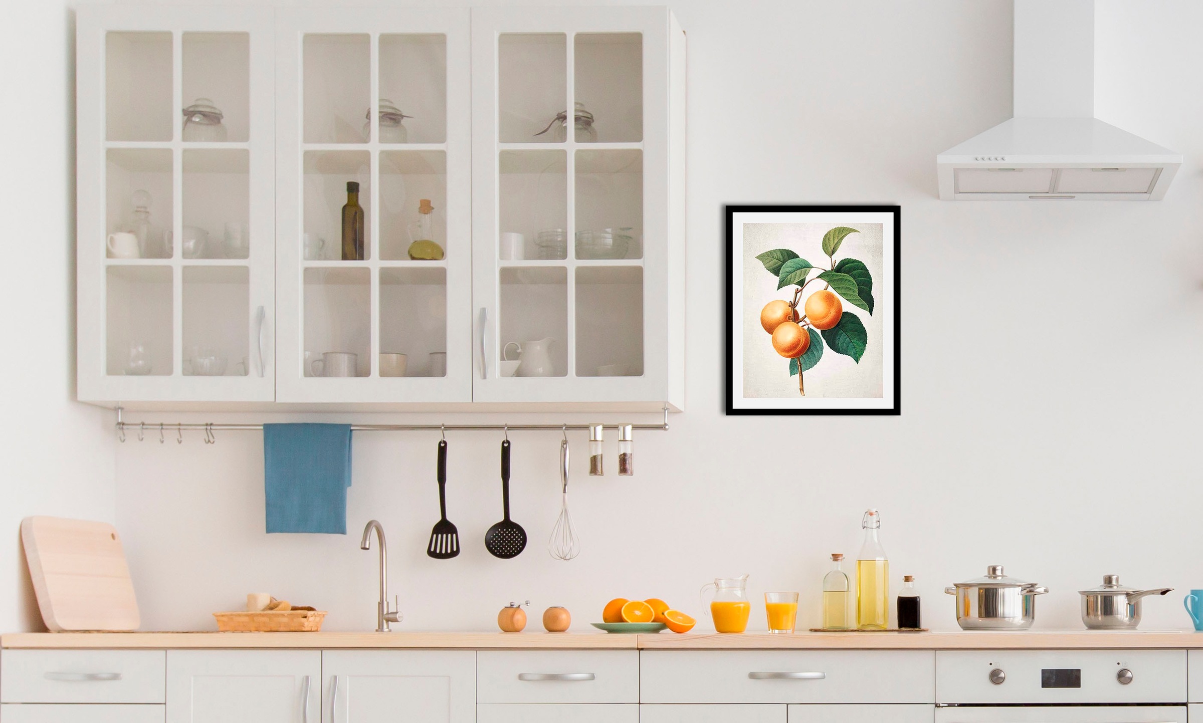 queence Bild »Orangenzweig«, Obst-Obst Bilder-Essen-Lebensmittel-Kunst-Ital günstig online kaufen