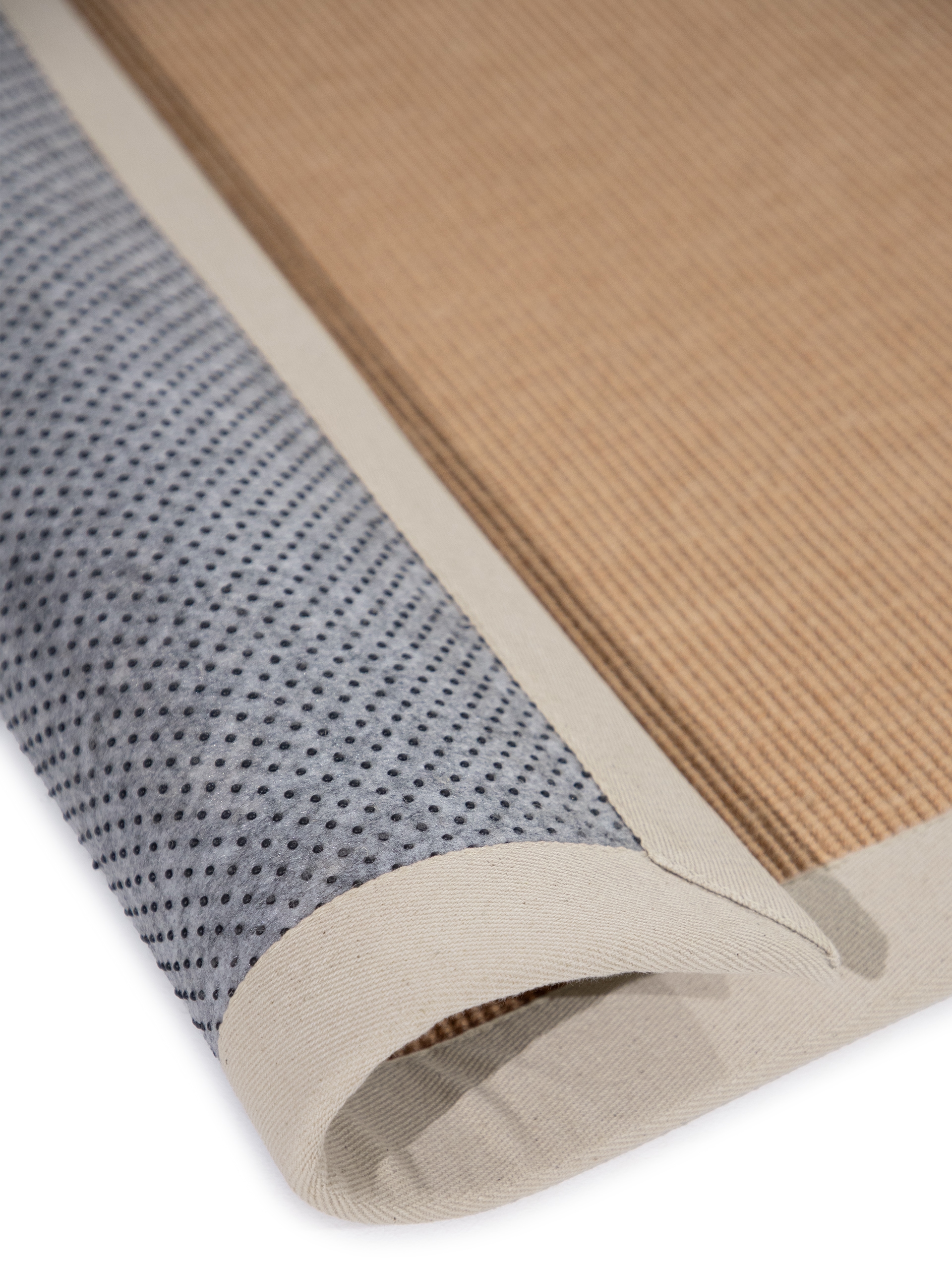carpetfine Läufer »Sisal«, rechteckig, 5 mm Höhe, mit farbiger Bordüre, Anti Rutsch Rückseite