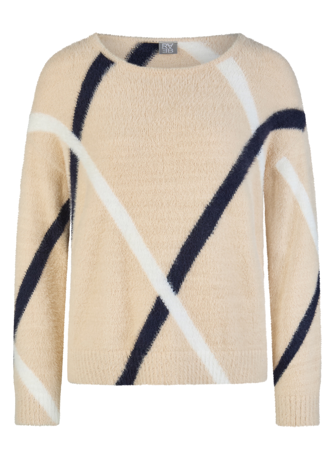Rabe Strickpullover mit grafischem Muster