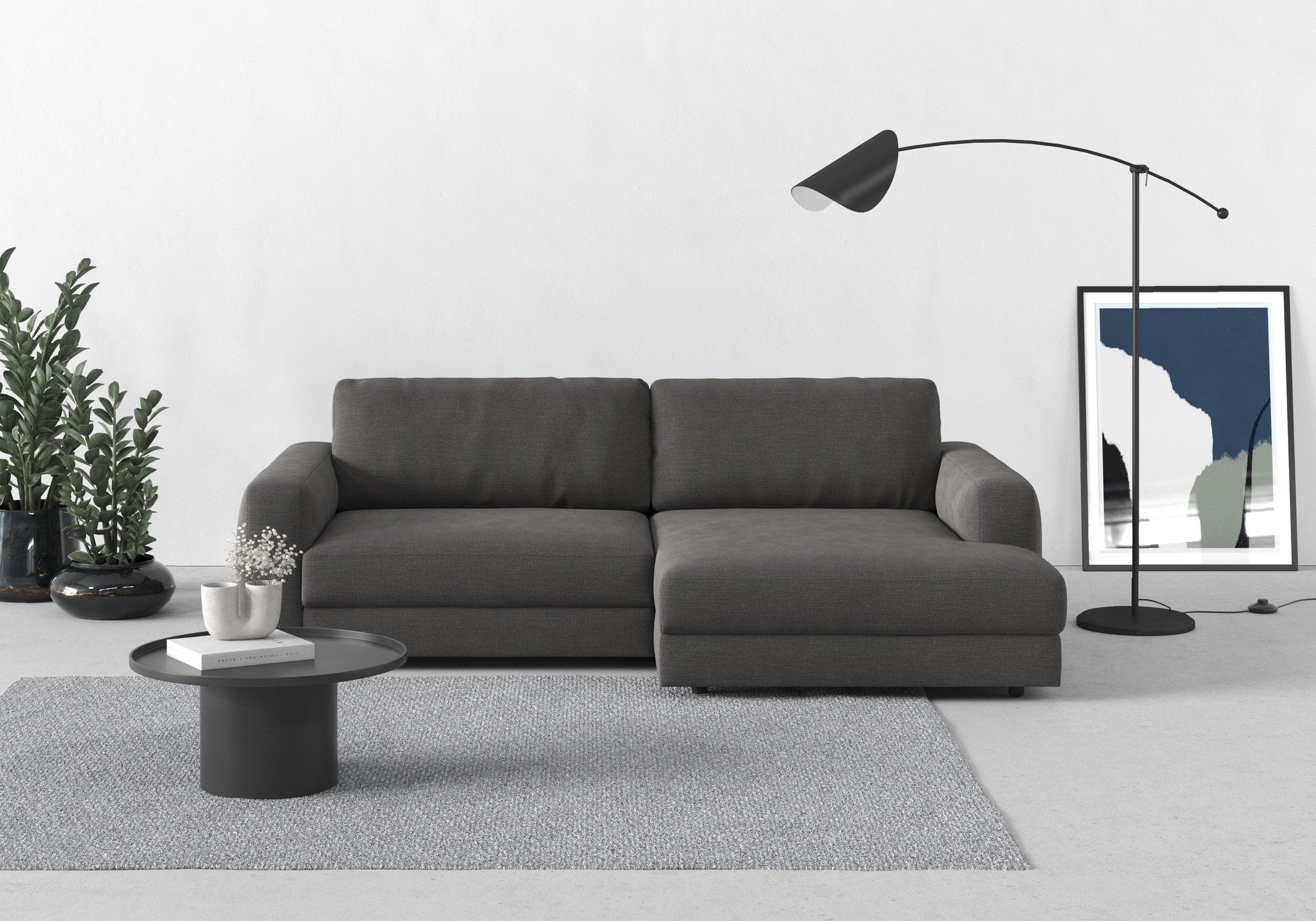 TRENDMANUFAKTUR Ecksofa »Bourbon Mega_Ecke mit tollem Sitzkomfort, Breite 2 günstig online kaufen