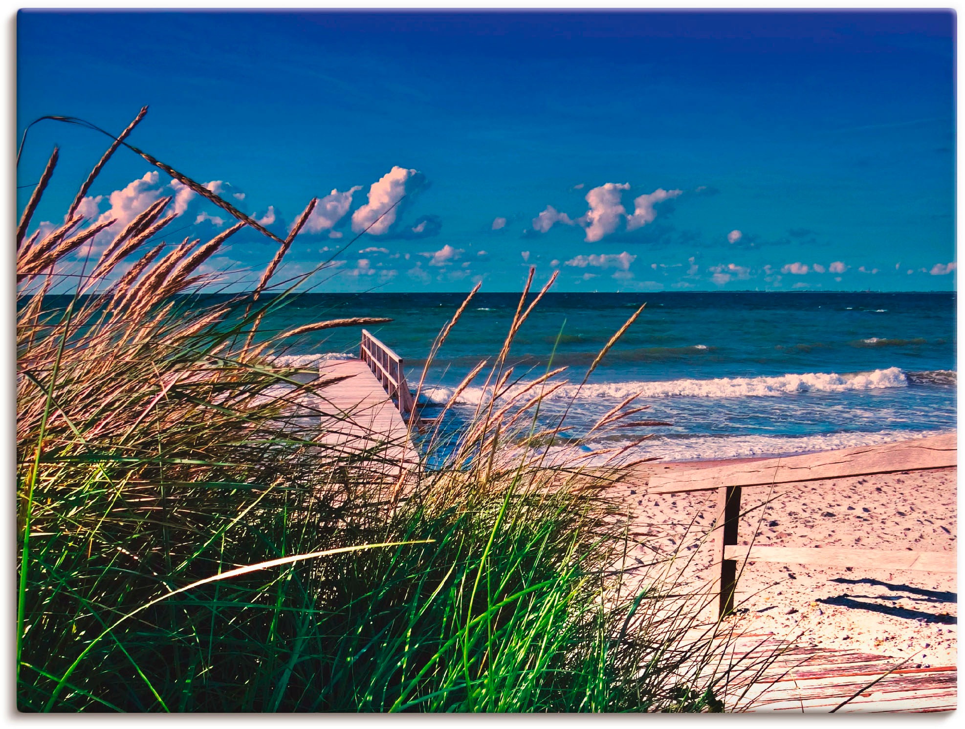 Artland Wandbild »Ostsee Impression Heiligenhafen«, Strand, (1 St.), als Al günstig online kaufen