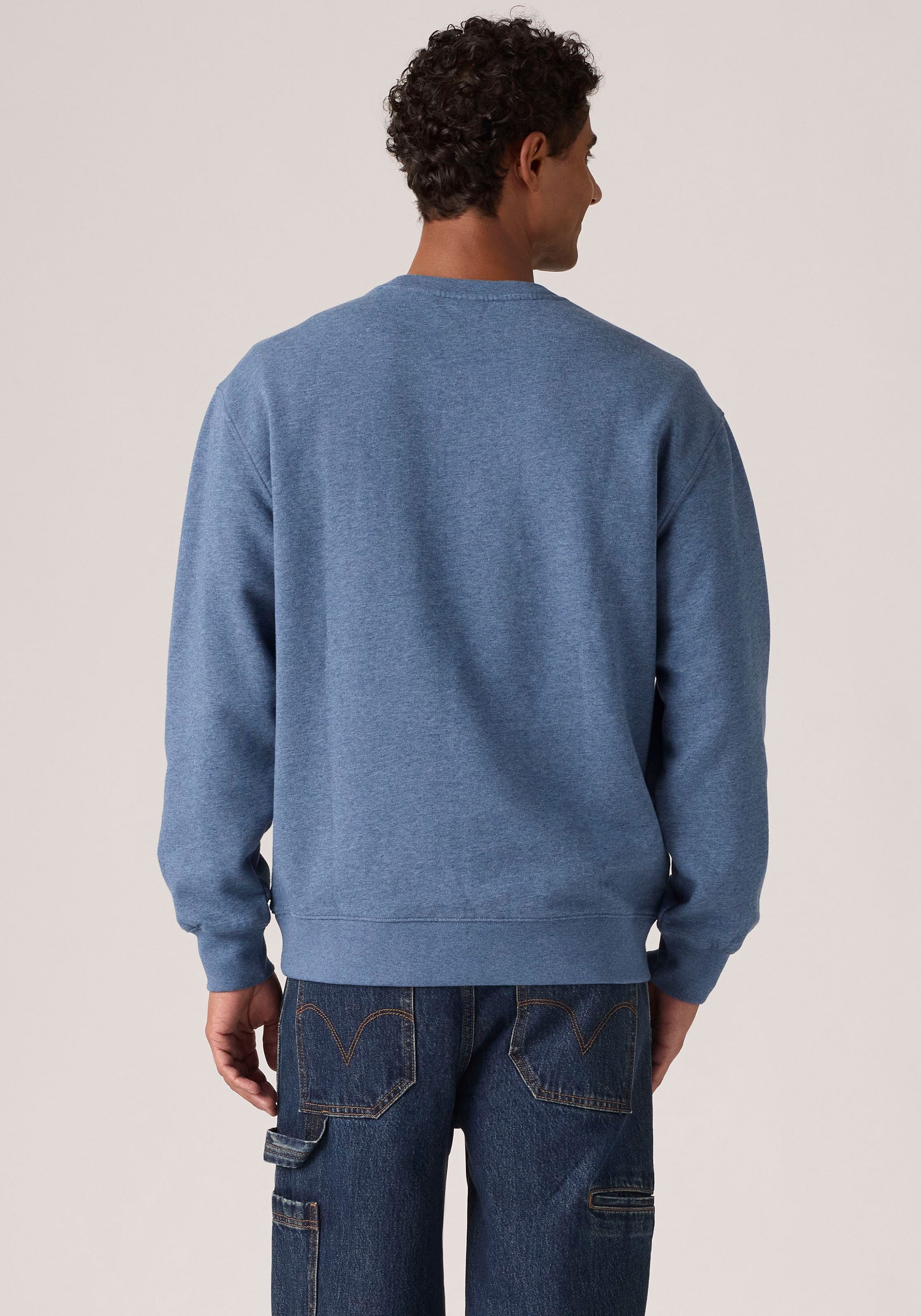 Levi's® Sweatshirt »RELAXD GRAPHIC CREW«, Ärmelabschluss und Saum mit angesetzten elastischen Bündchen
