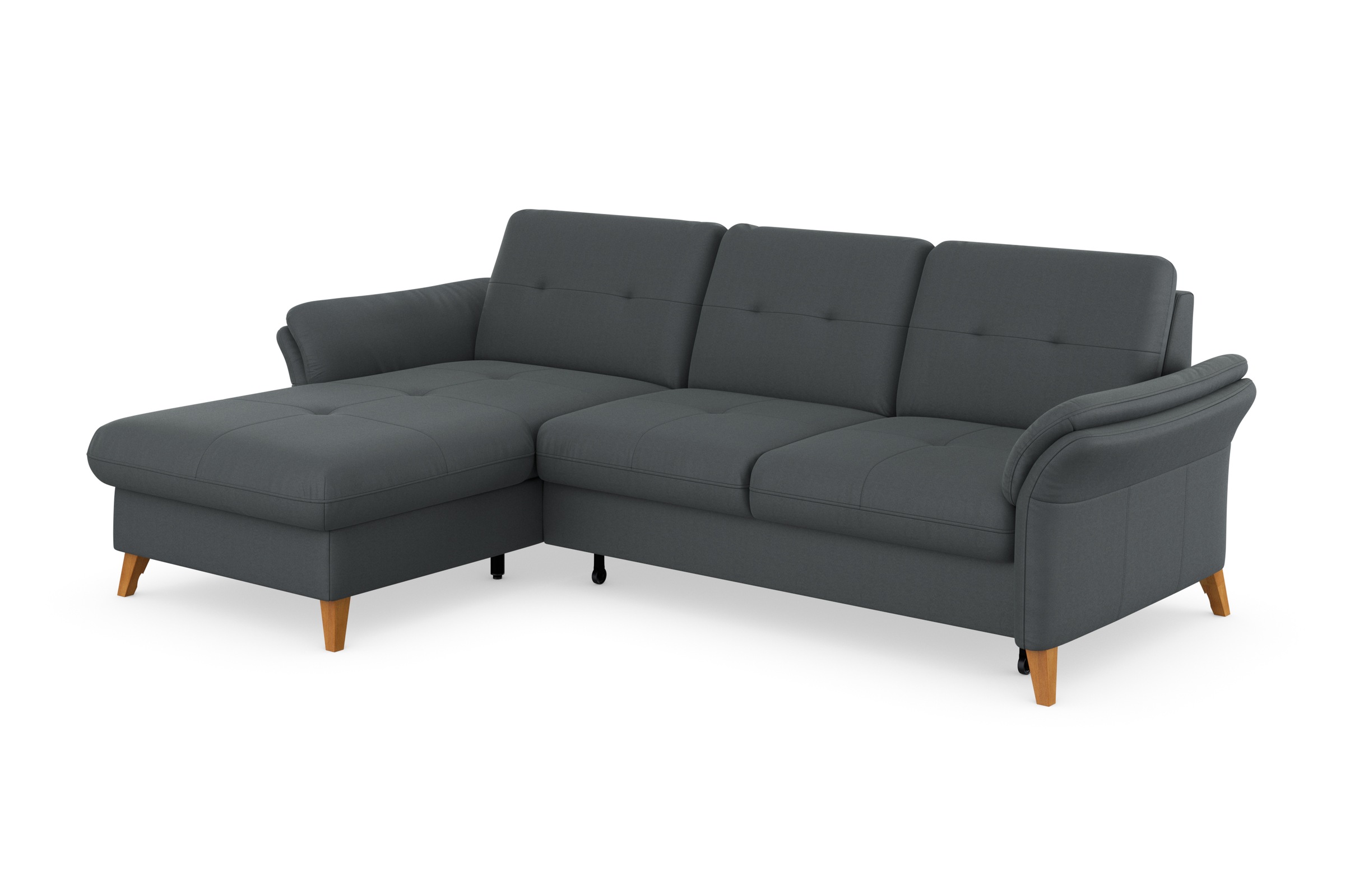 sit&more Ecksofa »Göteborg«, Sitztiefenverstellung und Federkern, wahlweise mit Bettfunktion