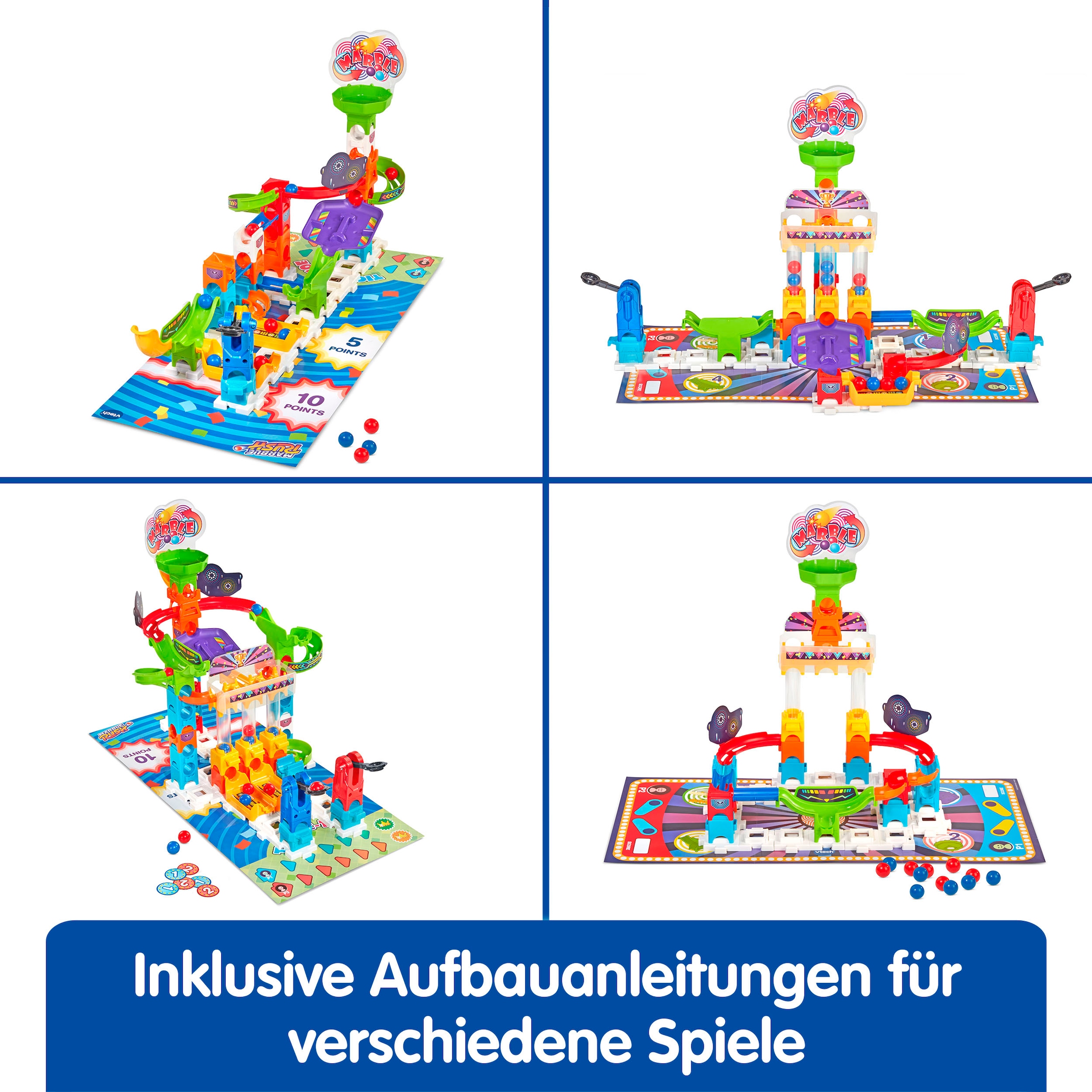Vtech® Kugelbahn »Marble Rush - Gaming S300«, mit 12 MarBalls