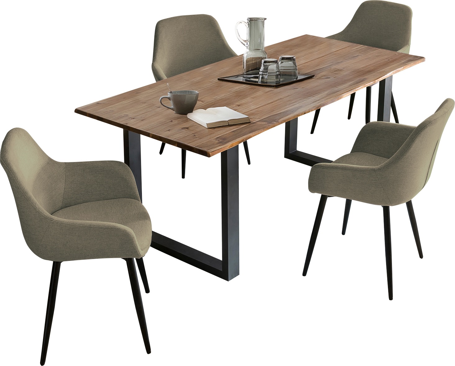 SalesFever Essgruppe »Essgruppe im schicken Stil« Set, 5 Stk. tlg. 5-teilig günstig online kaufen