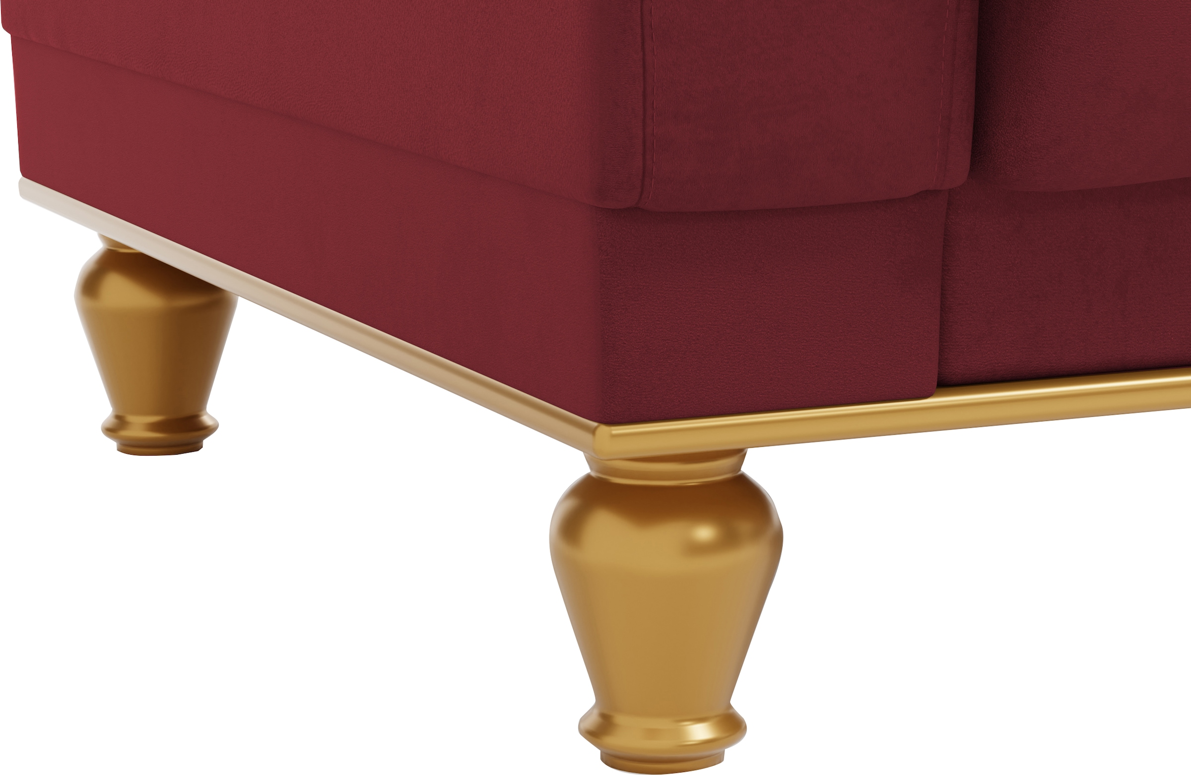 sit&more 2-Sitzer »Orient 5«, Rückenkissen mit Strass-Stein, goldfarbene Applikationen