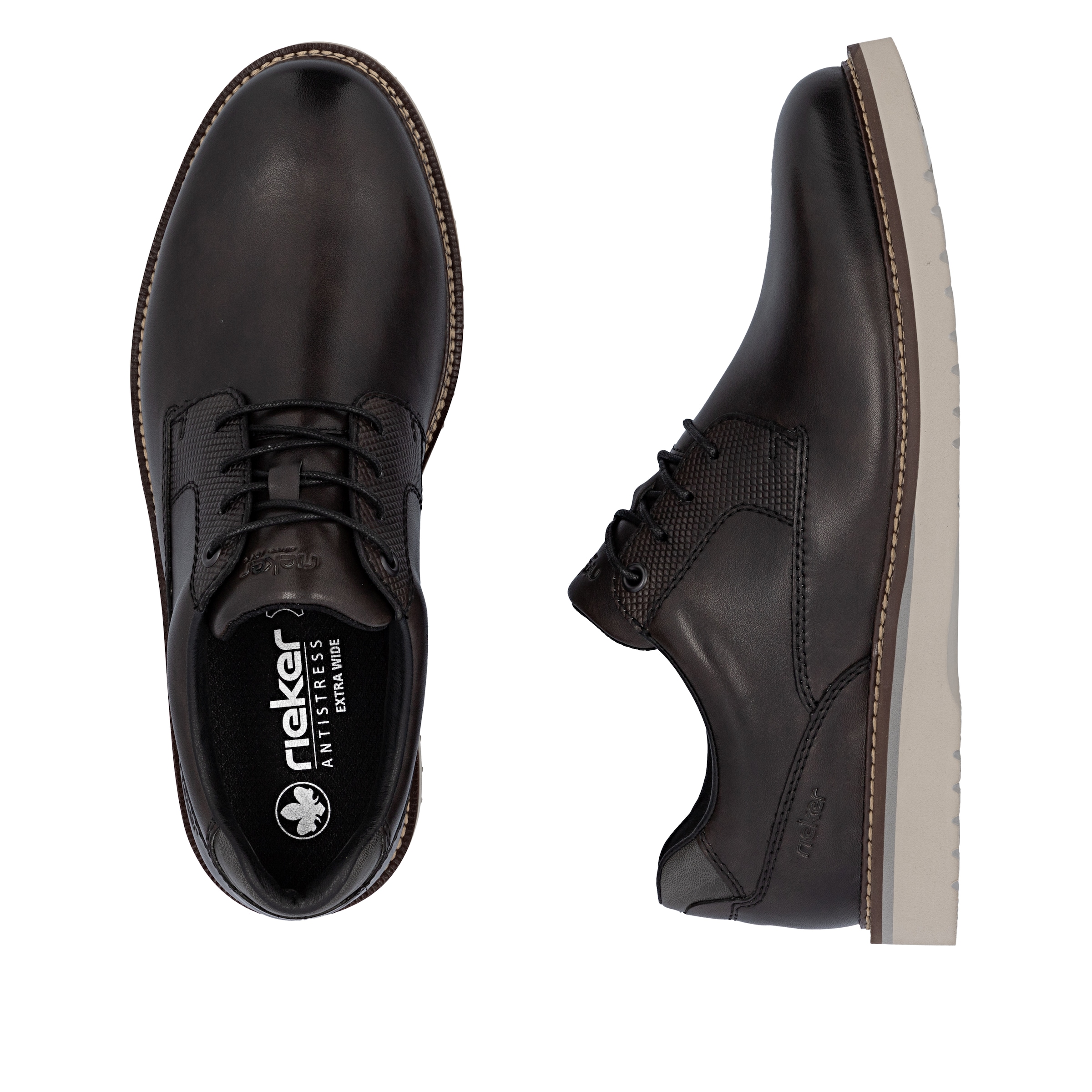 Rieker Schnürschuh, Halbschuh, Business-Schnürer in bequemer Form