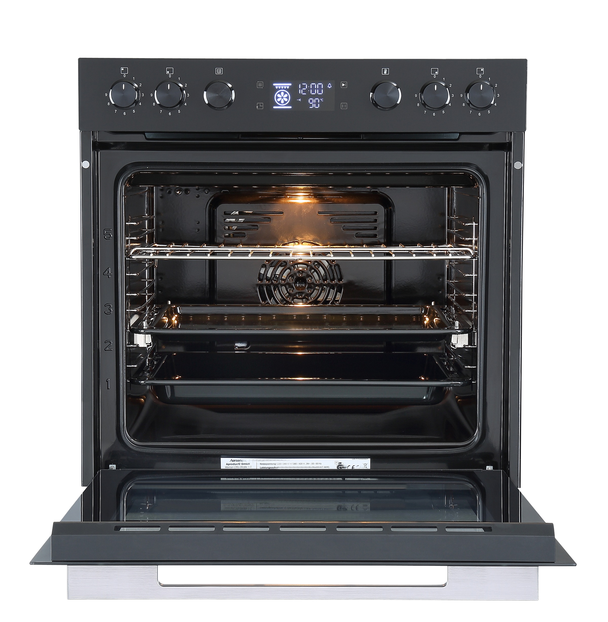 Hanseatic Induktions Herd-Set »HBCO7210A1MB+HI146074C«, Das Wasser sehr schnell zum Kochen bringen, dank Induktion