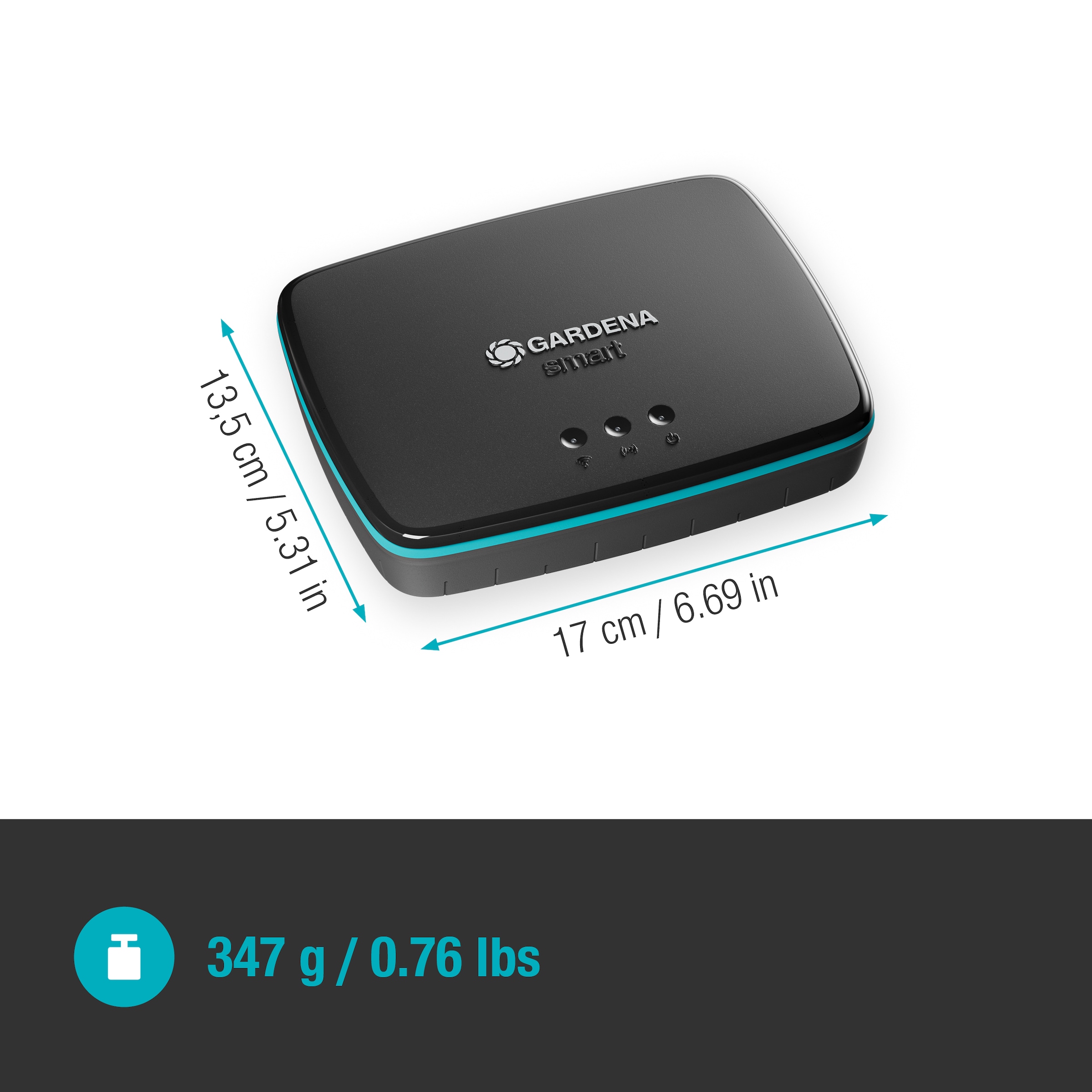 GARDENA Smart-Home-Station »smart Gateway«, Verbindungsgerät für smart Produkte, bequeme Steuerung per App